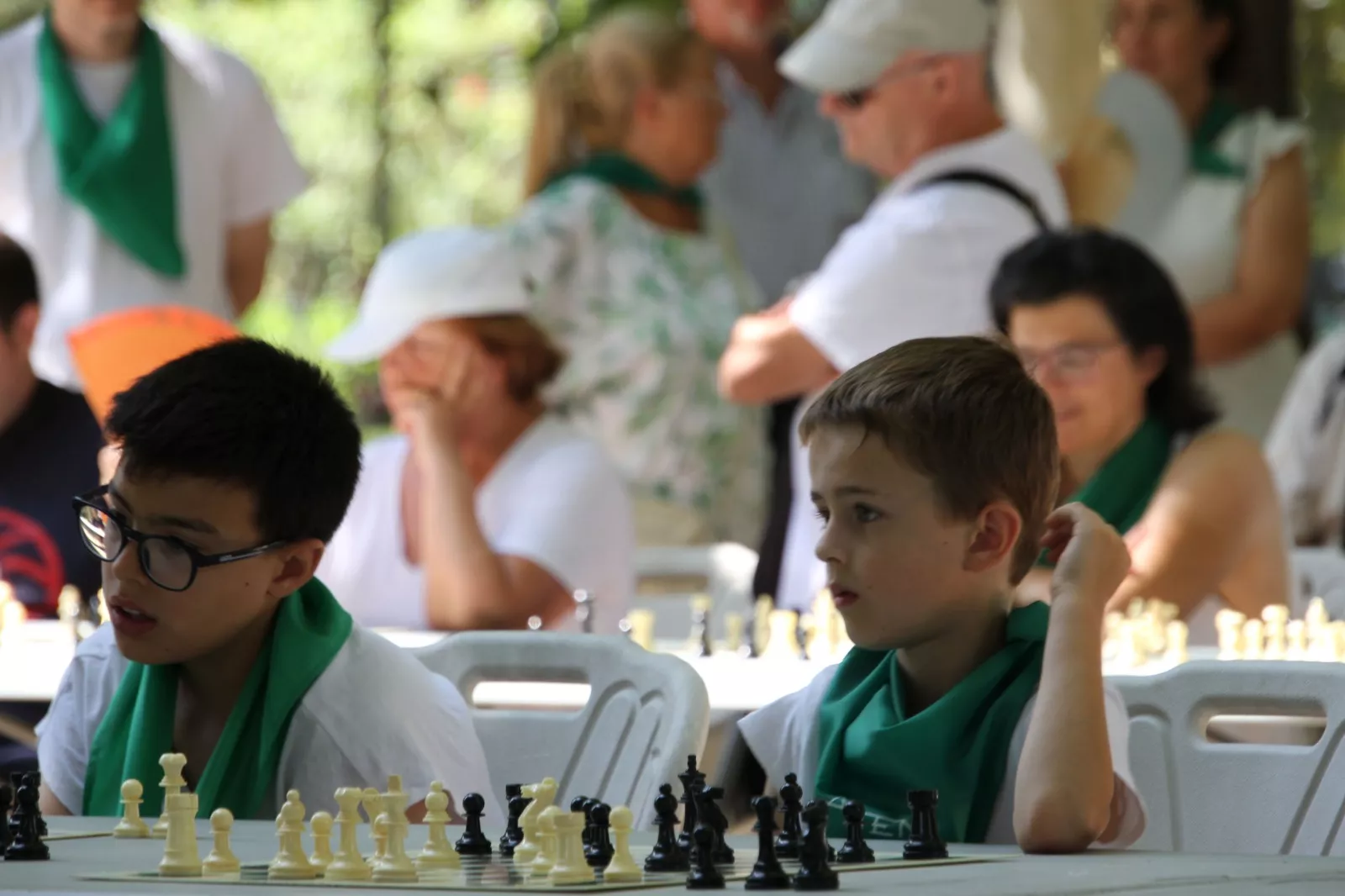 Imágenes de las Simultáneas de Ajedrez de San Lorenzo. Foto: Carlos Neofato