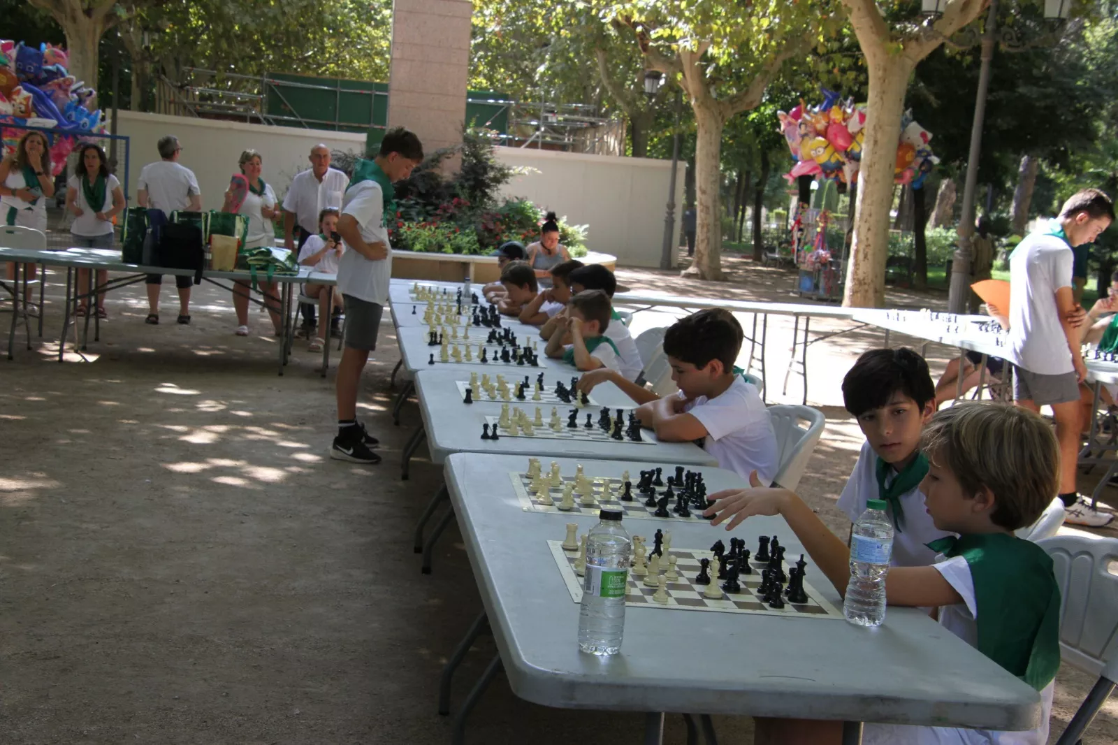 Imágenes de las Simultáneas de Ajedrez de San Lorenzo. Foto: Carlos Neofato