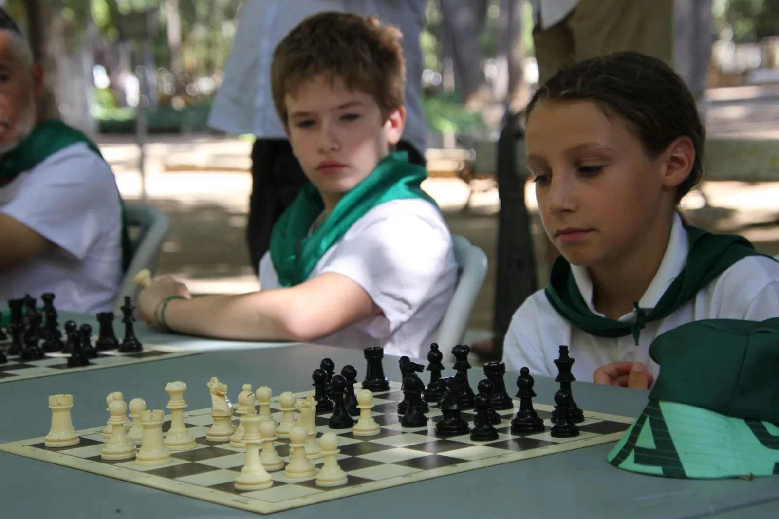 Imágenes de las Simultáneas de Ajedrez de San Lorenzo. Foto: Carlos Neofato