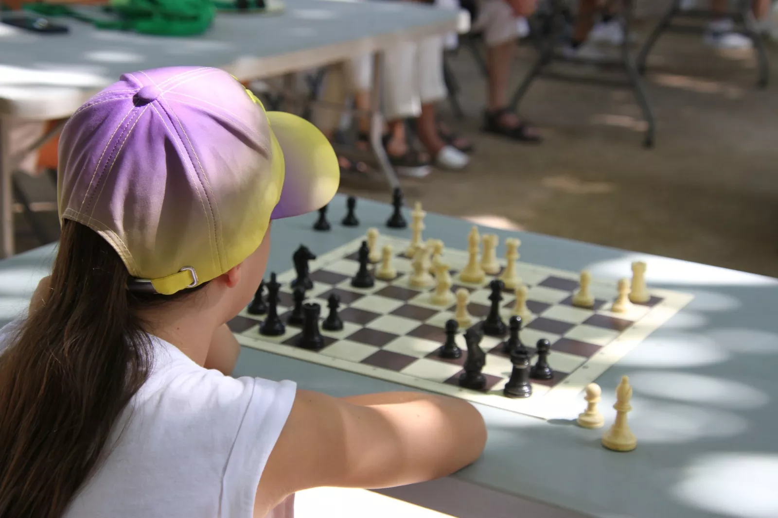 Imágenes de las Simultáneas de Ajedrez de San Lorenzo. Foto: Carlos Neofato