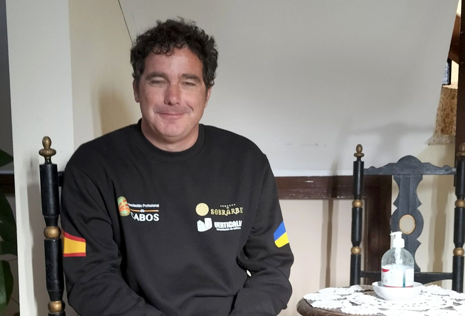 Javier. Bendición de la expedición Pirineos Ucrania