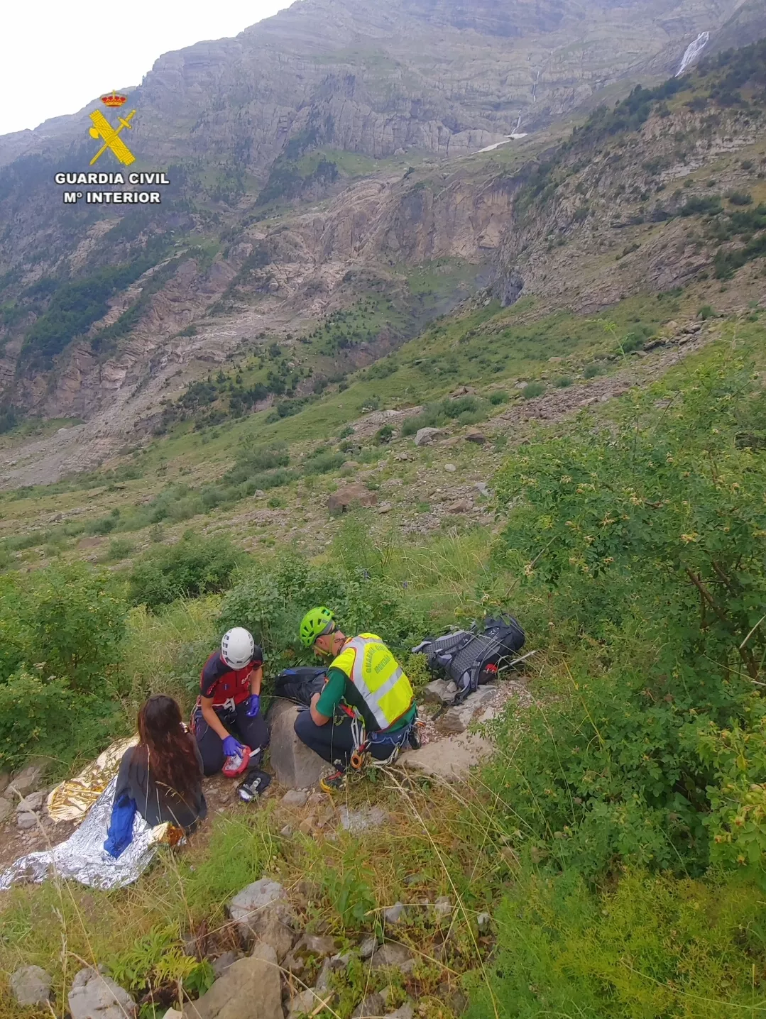 Dieciocho rescates en el Pirineo oscense con abundancia de accidentados extranjeros