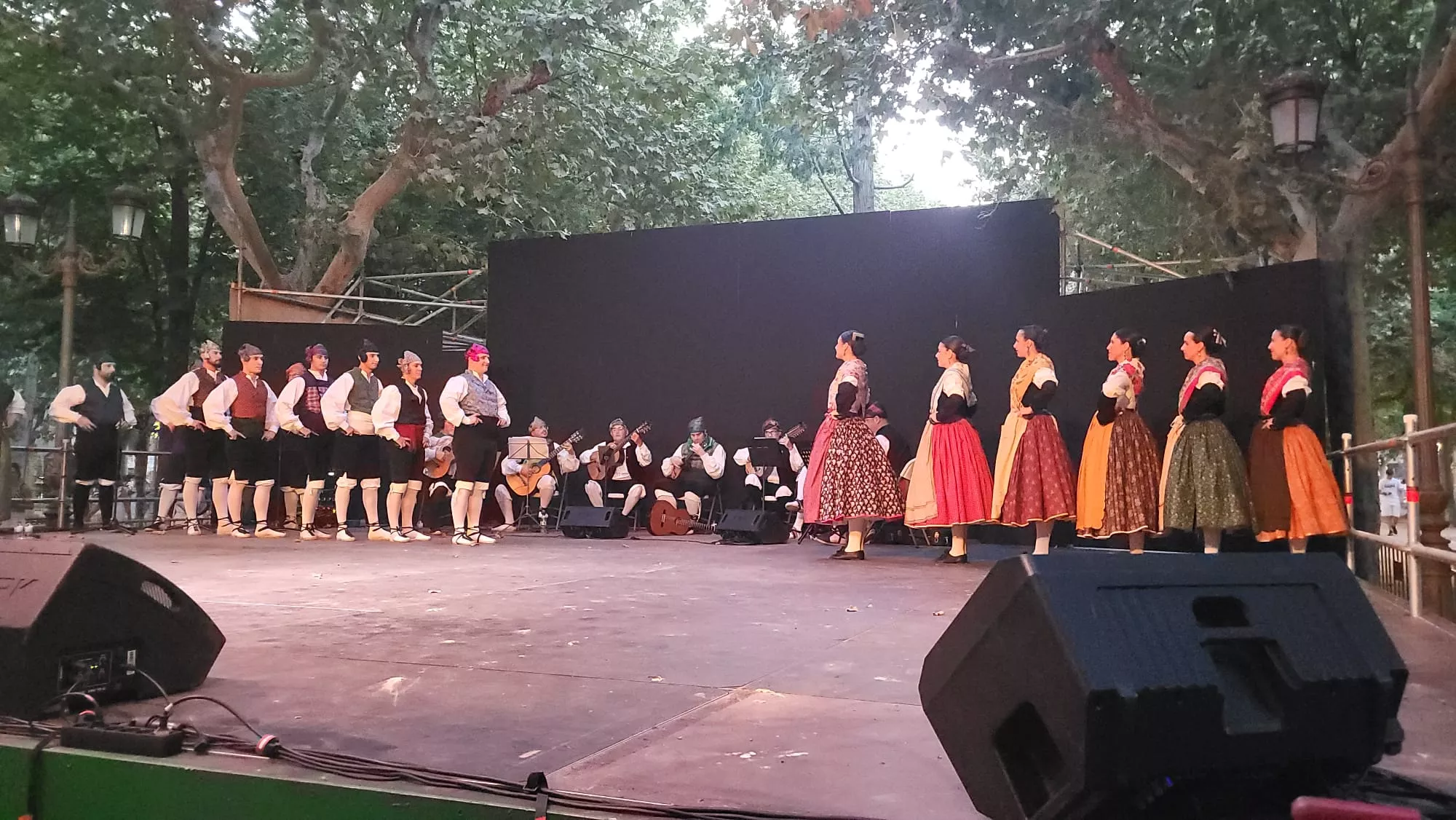 Roldán del Altoaragón en el Parque Miguel Servet