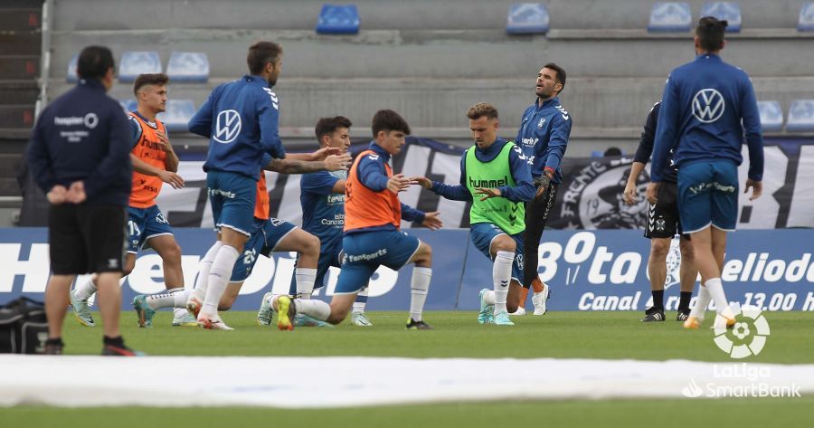 Imágenes previas al partido Tenerife Huesca. Foto La Liga