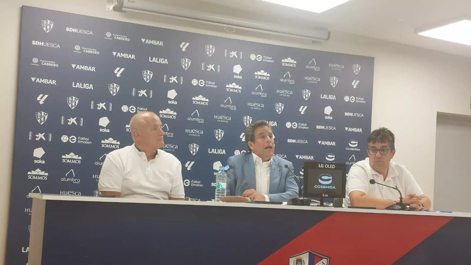 Cuco Lanau, Manuel Ollé y Javier Cruz, patronos de la Fundación Alcoraz
