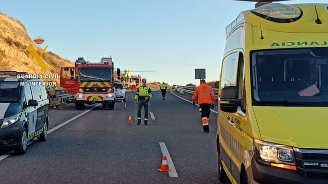 Dos personas han resultado heridas en un accidente en la A-22 Dos personas han resultado heridas en un accidente en la A-22