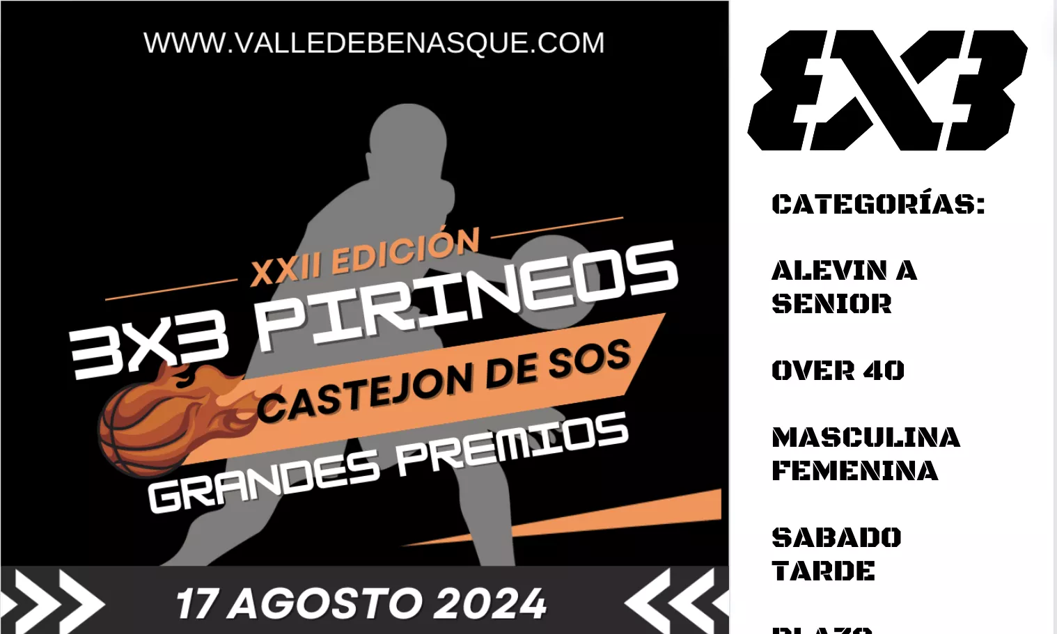 El 3x3 Pirineos de Castejón de Sos sigue fiel a su cita