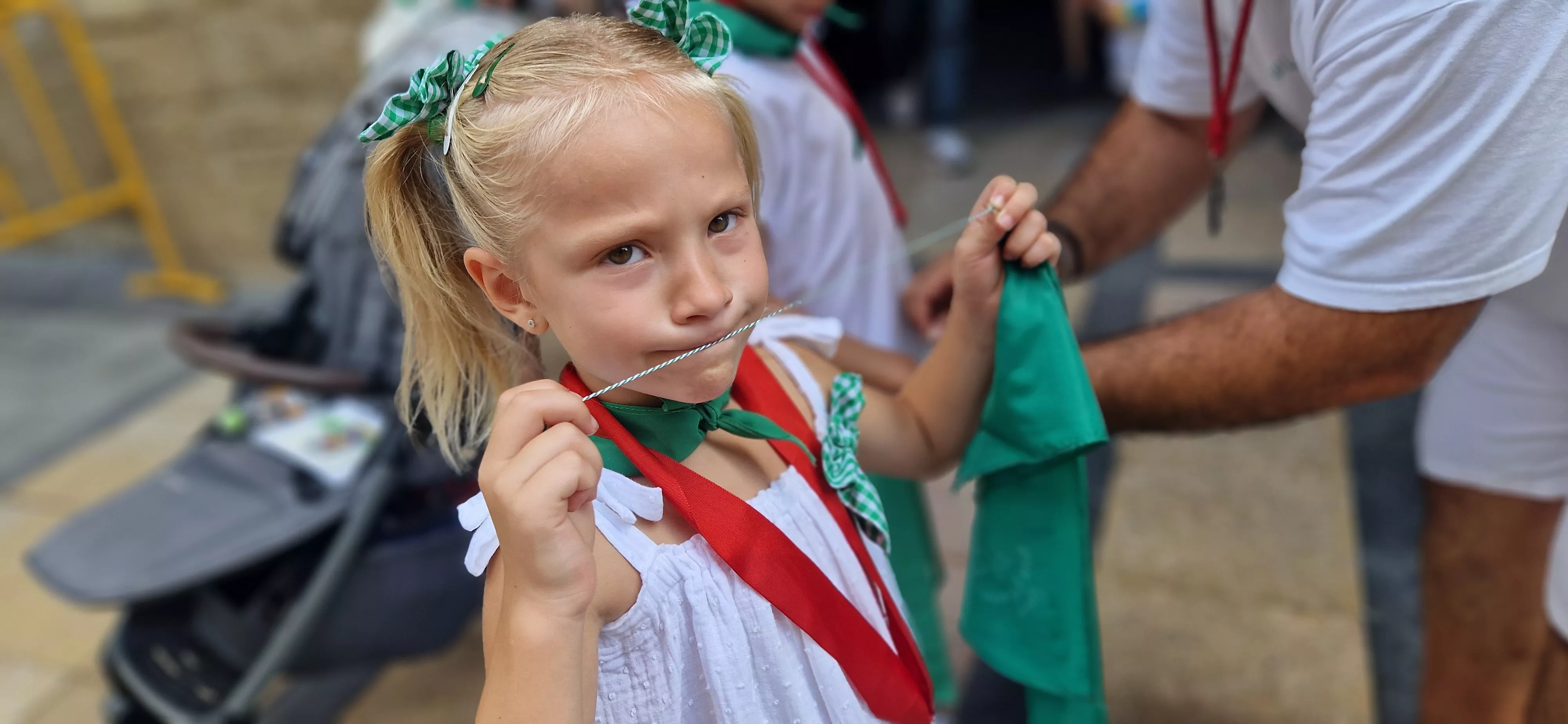  Presentación de niños y niñas a San Lorenzo. Foto Myriam Martínez 