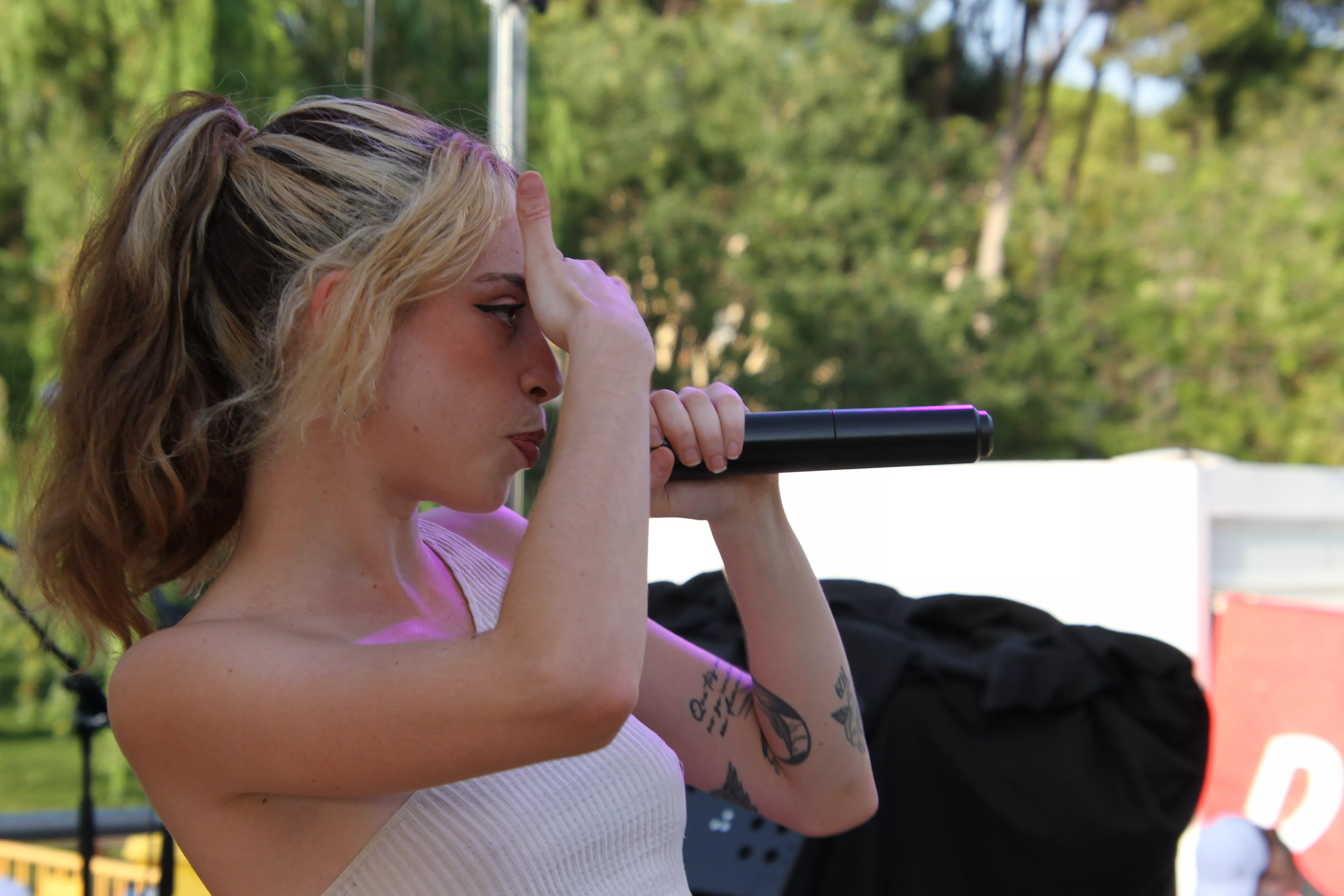 Actuación de Lassi.0 en el Reberde Fest. Foto Carlos Neofato 