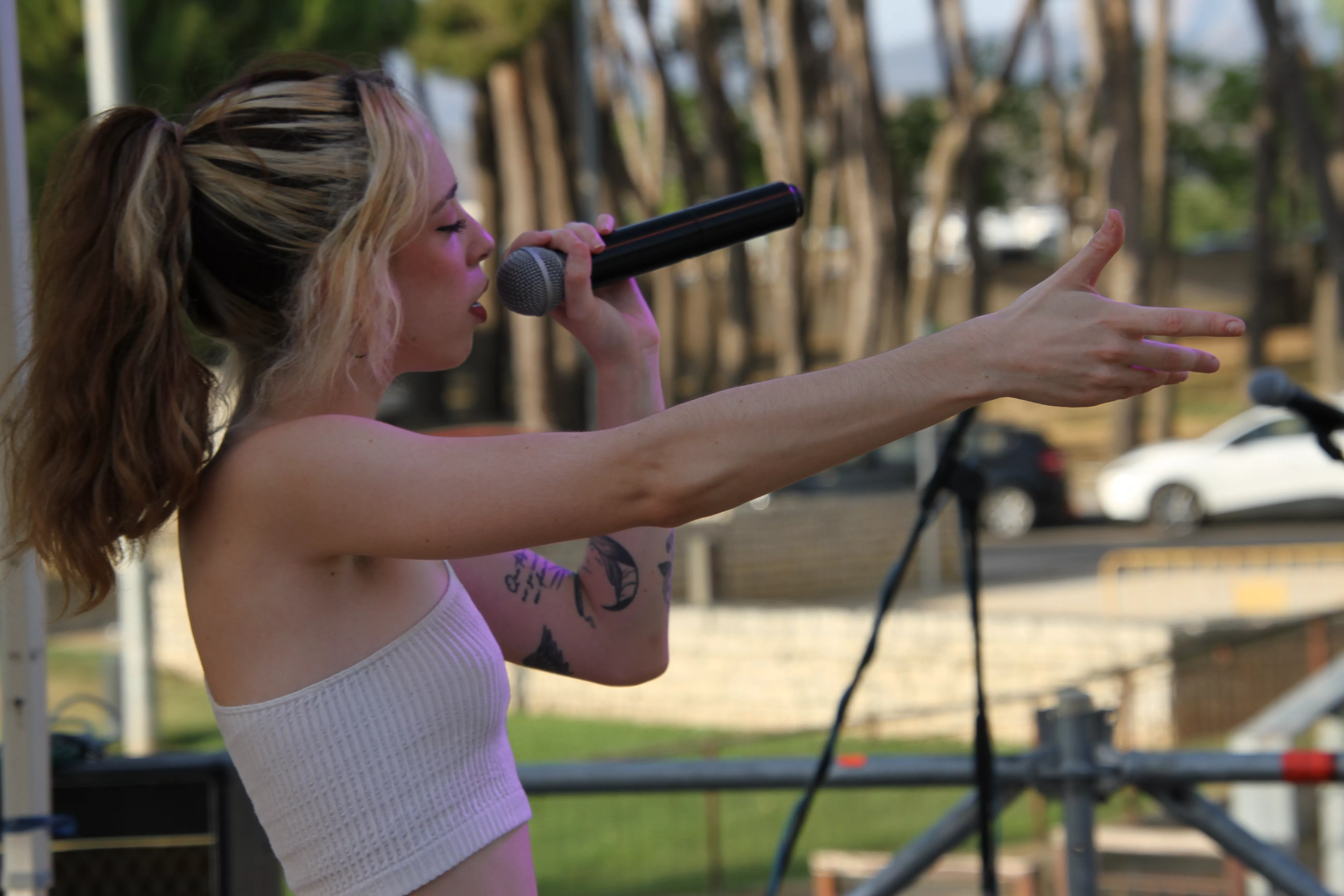 Actuación de Lassi.0 en el Reberde Fest. Foto Carlos Neofato 