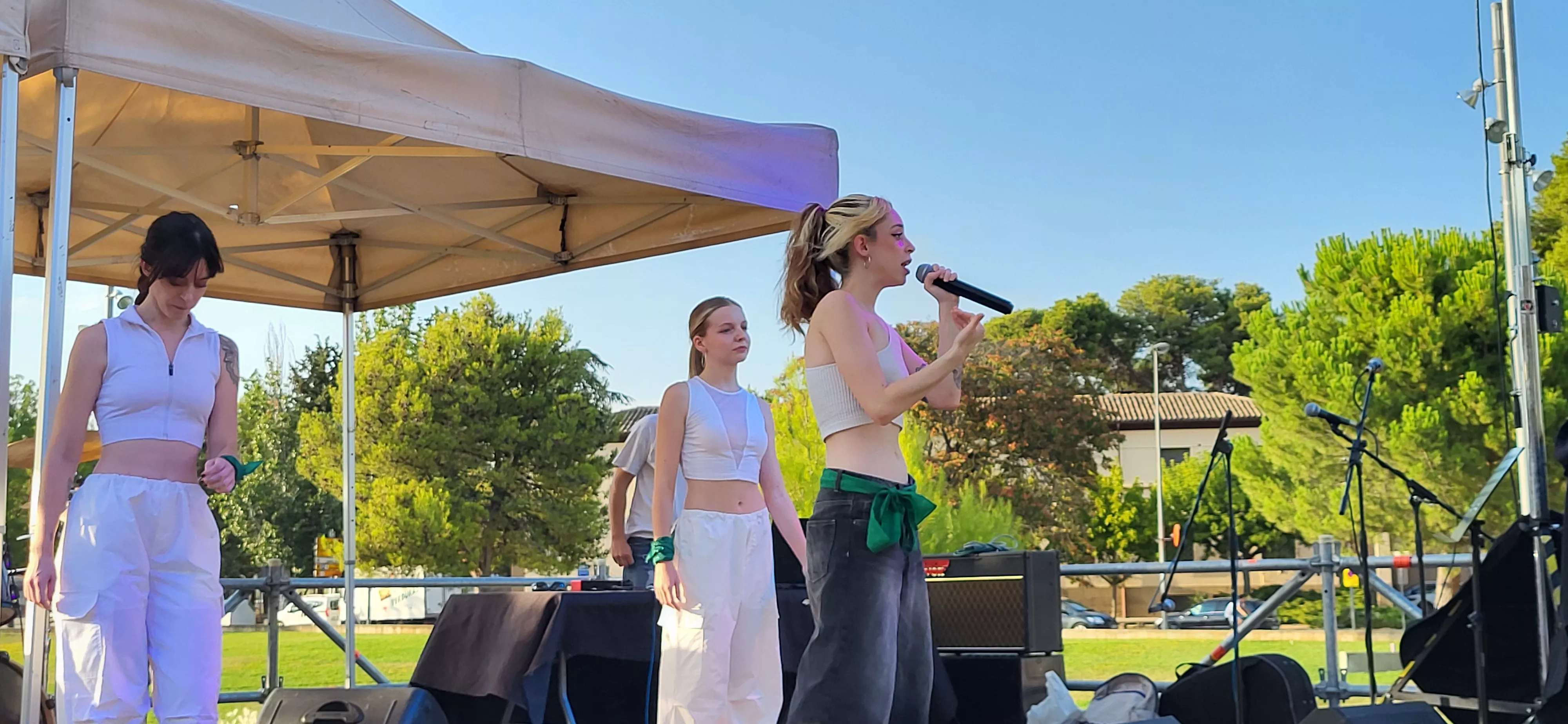 Actuación de Lassi.0 en el Reberde Fest. Foto Mercedes Manterola