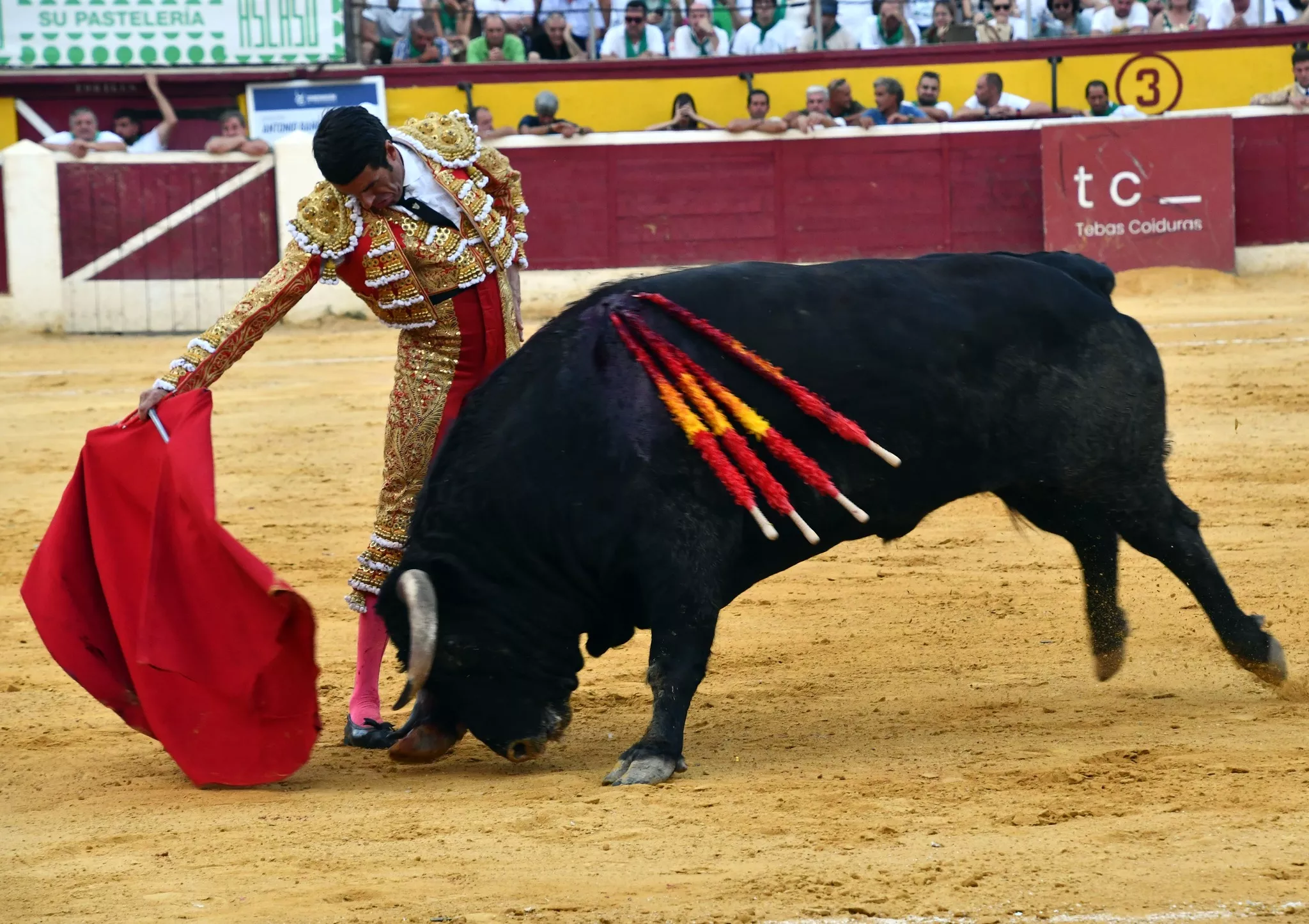Imágenes de la tercera corrida de la Feria taurina de La Albahaca 2024