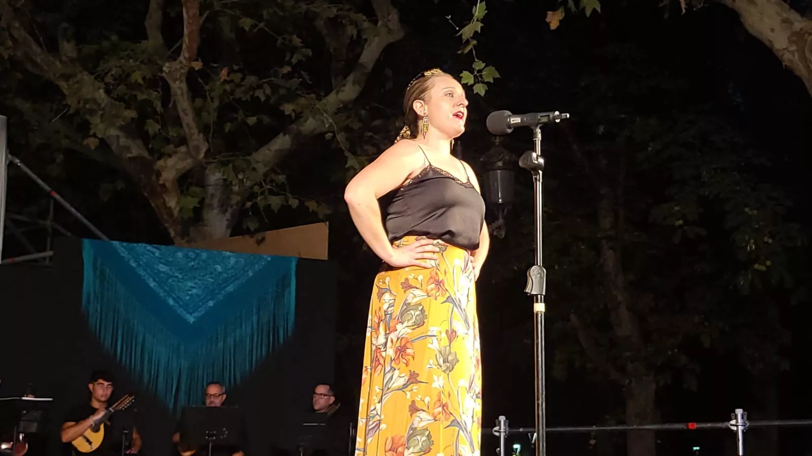 Actuación del Grupo San Lorenzo en el parque Miguel Servet