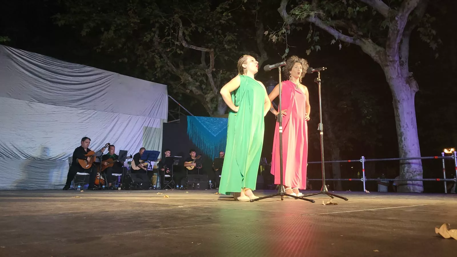 Actuación del Grupo San Lorenzo en el parque Miguel Servet