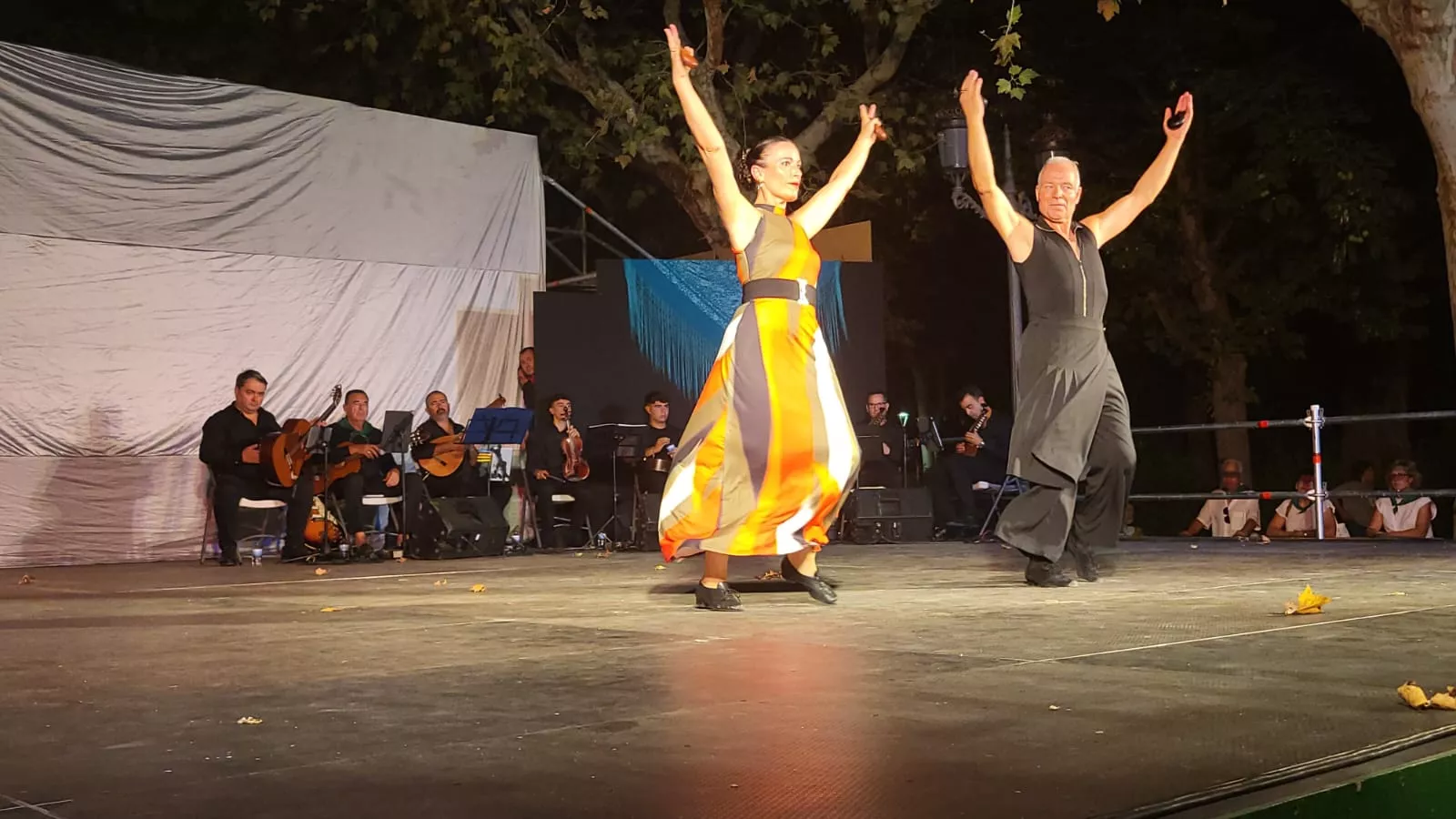 Actuación del Grupo San Lorenzo en el parque Miguel Servet