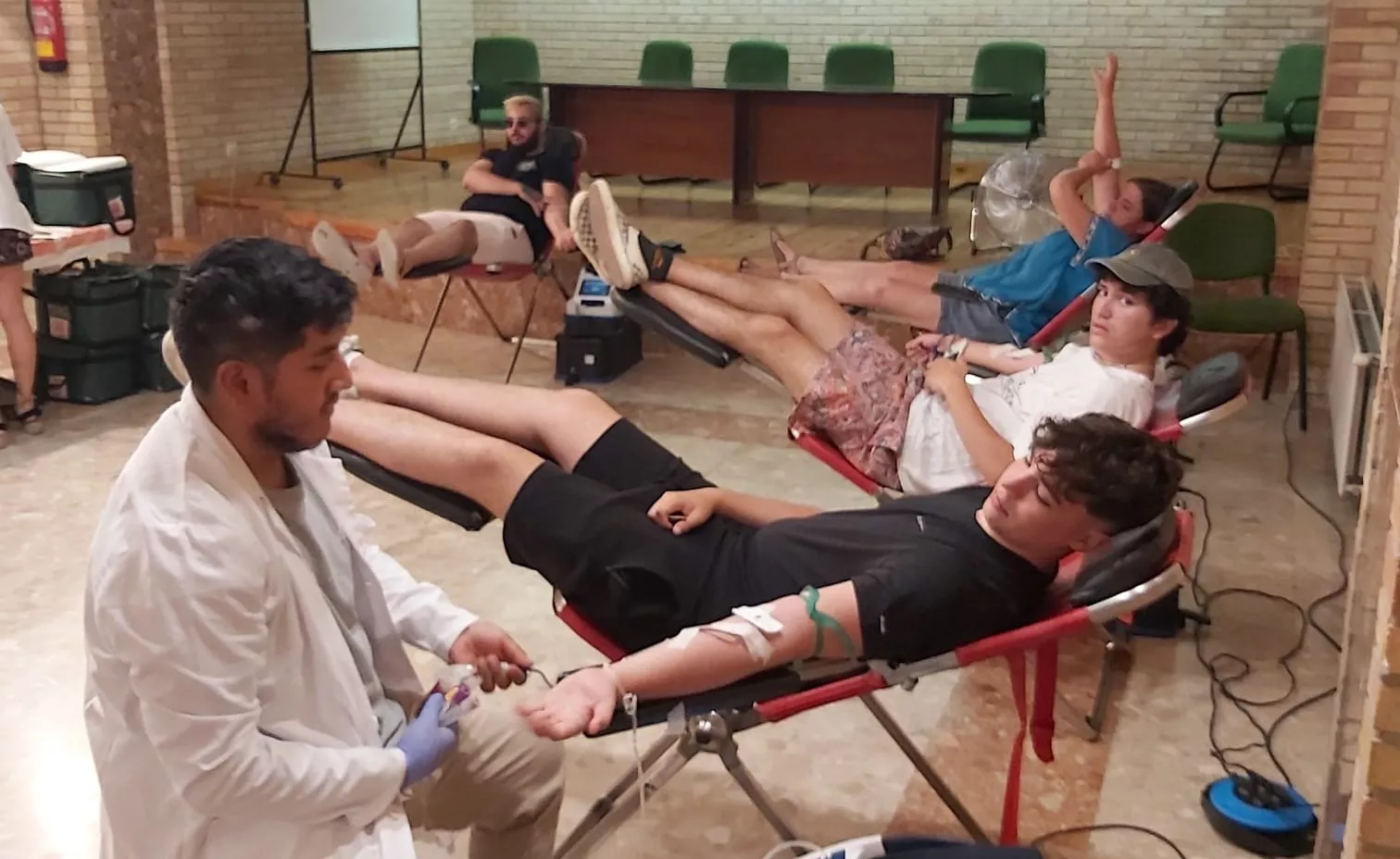 Donación de sangre en San Esteban de Litera