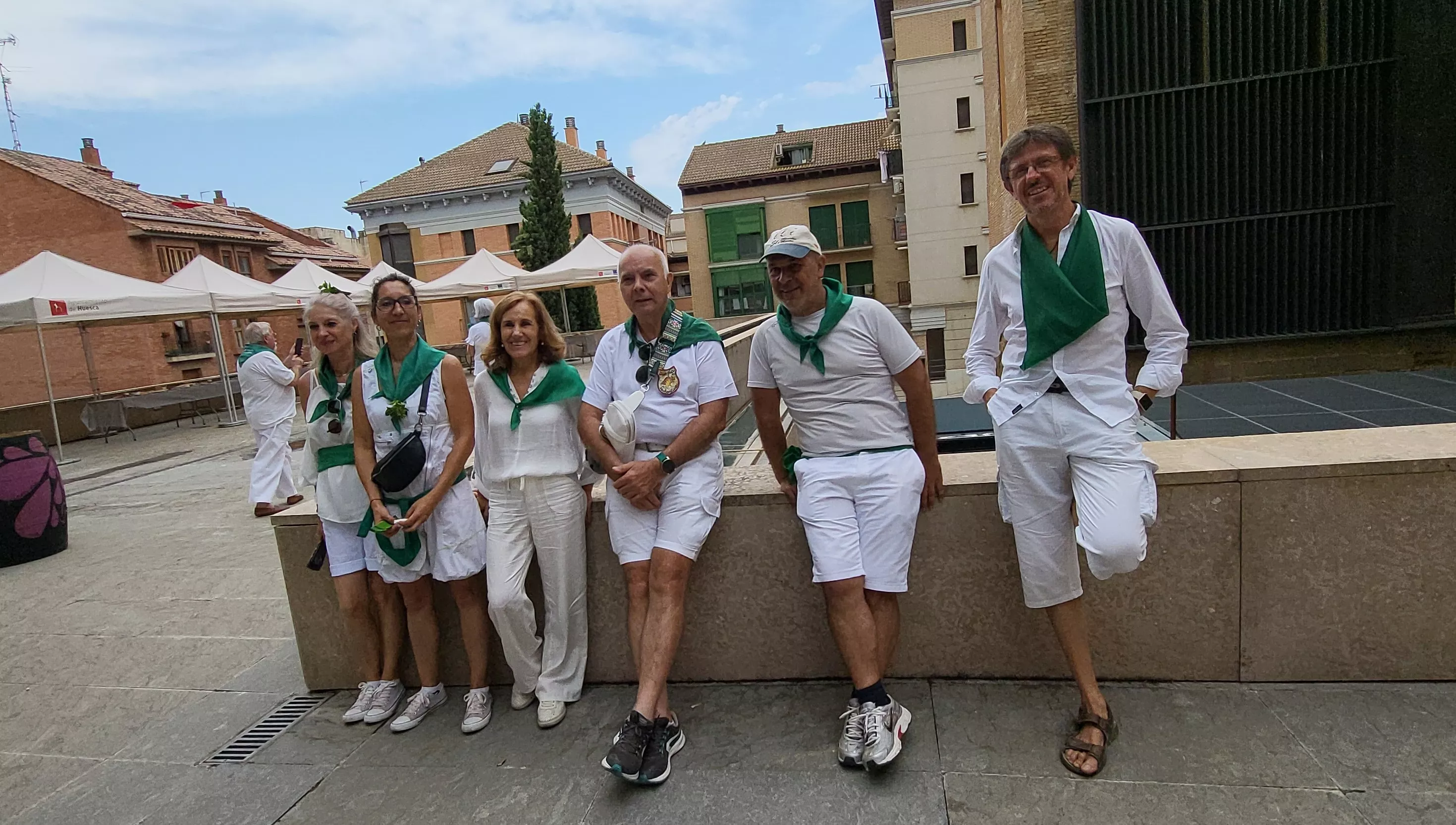Acto de reconocimiento a los oscenses que viven en el exterior. Foto Mercedes Manterola