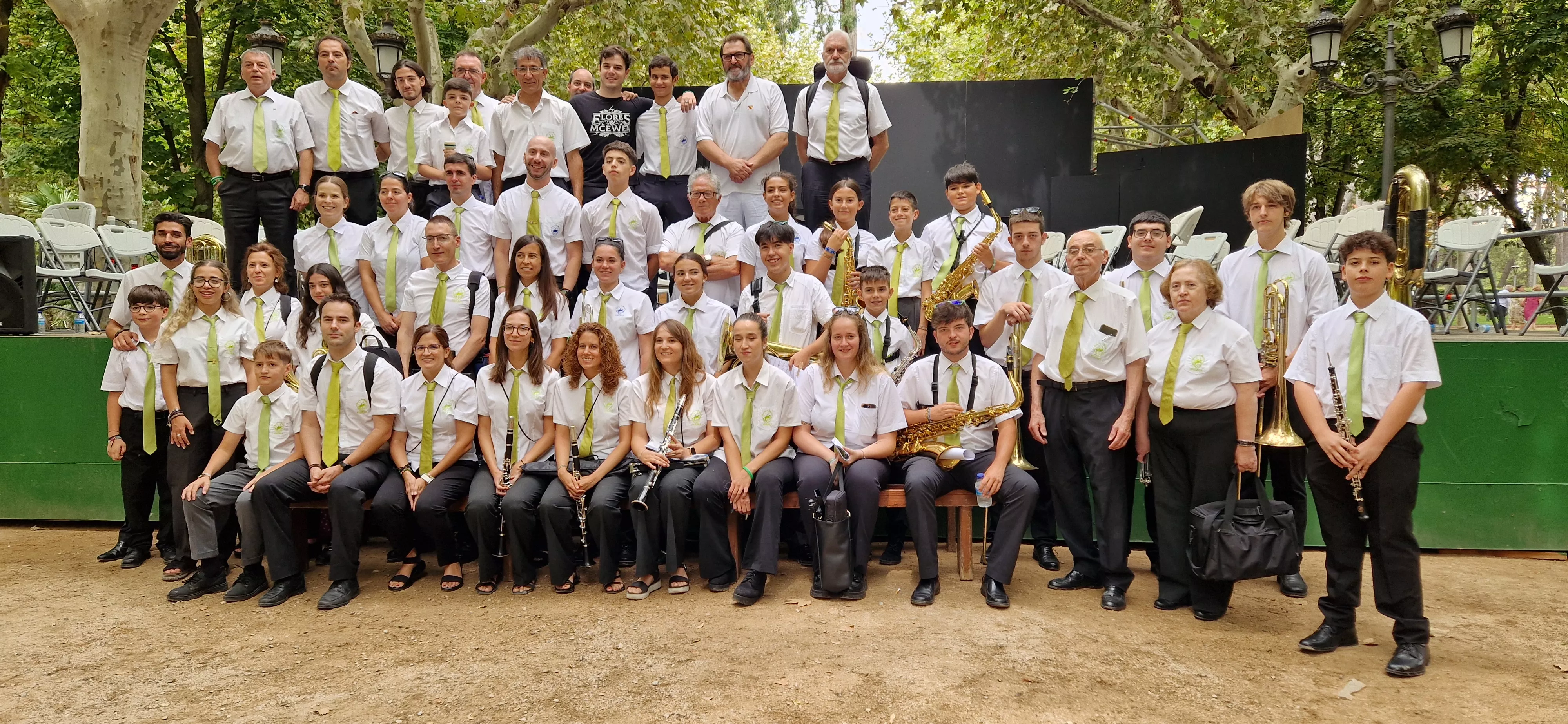 Concierto de la Banda de Huesca el 13 de agosto. Foto Myriam Martínez 