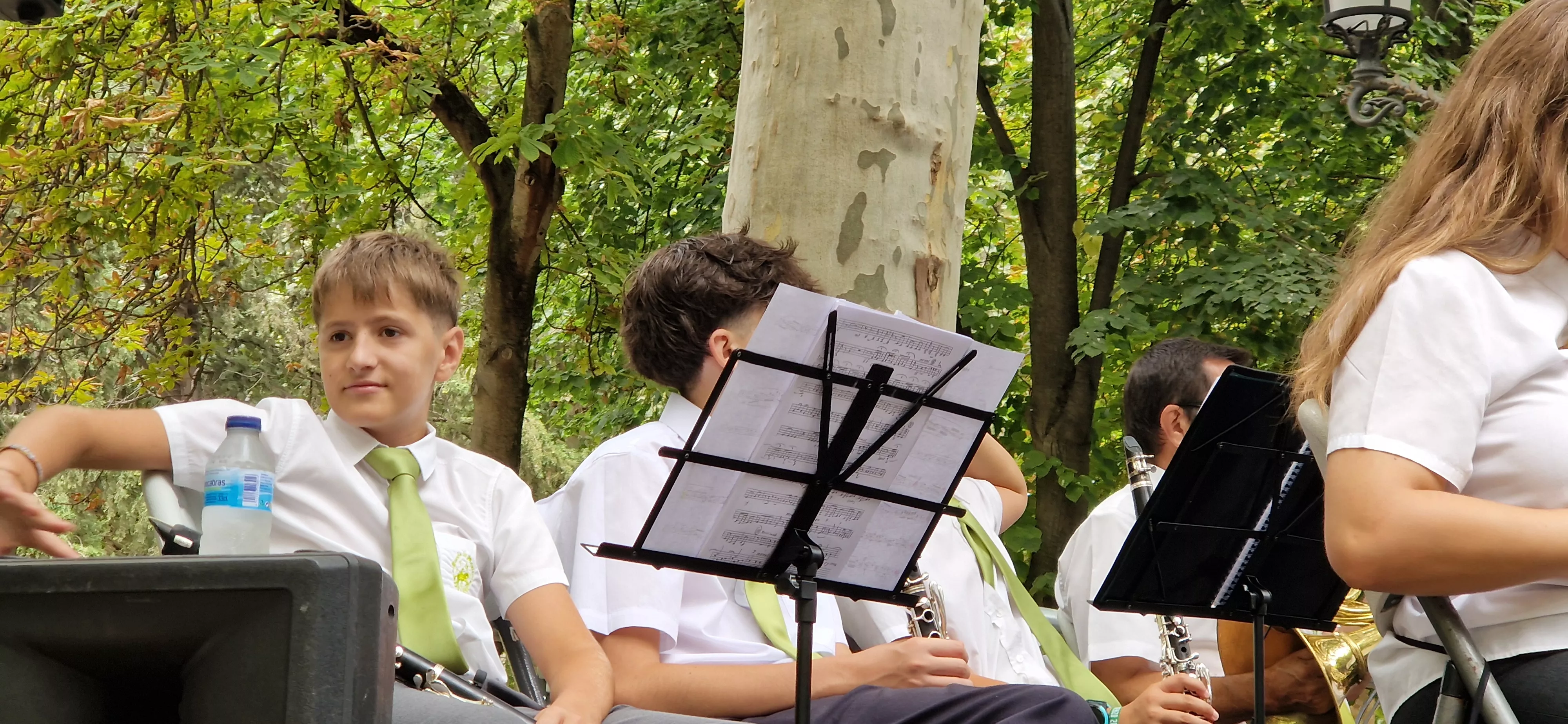 Concierto de la Banda de Huesca el 13 de agosto. Foto Myriam Martínez 