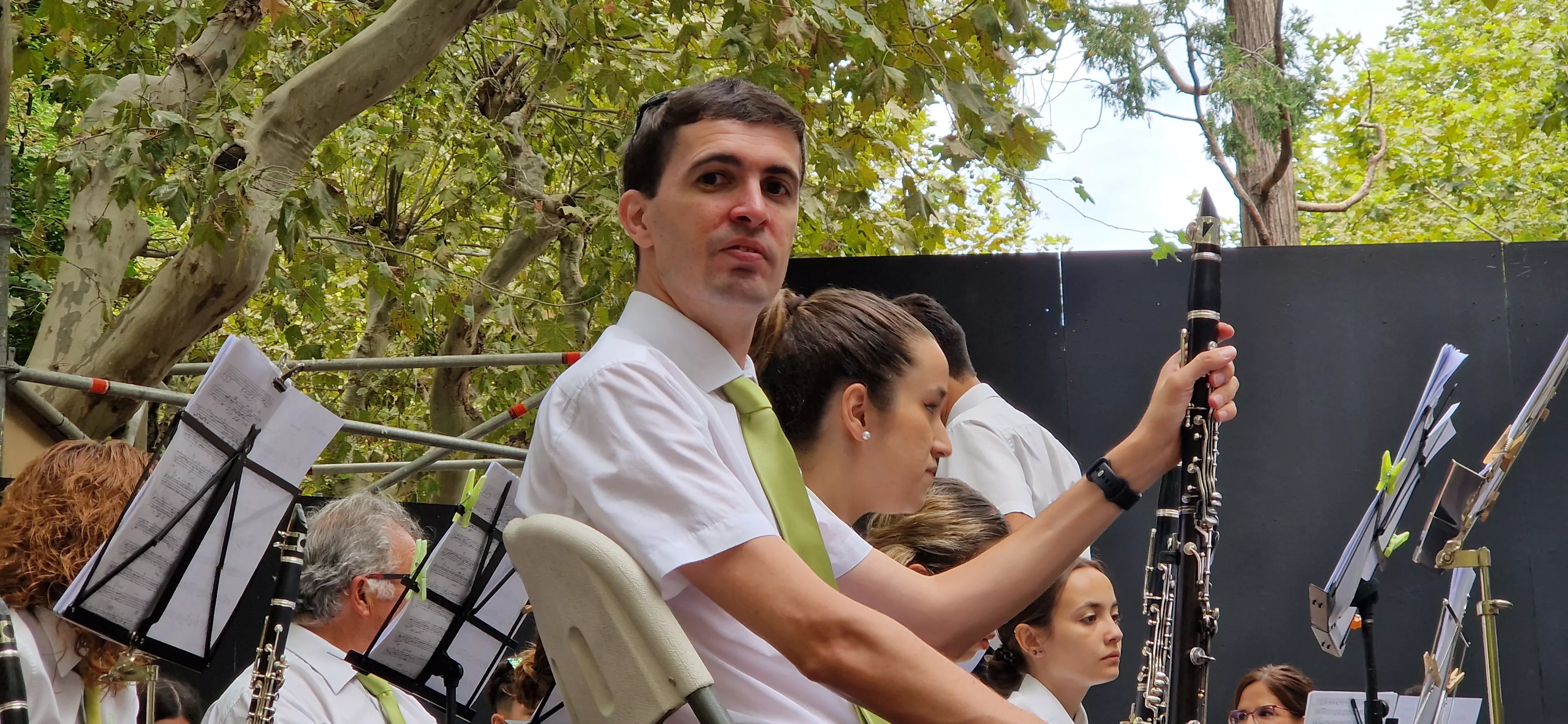 Concierto de la Banda de Huesca el 13 de agosto. Foto Myriam Martínez 