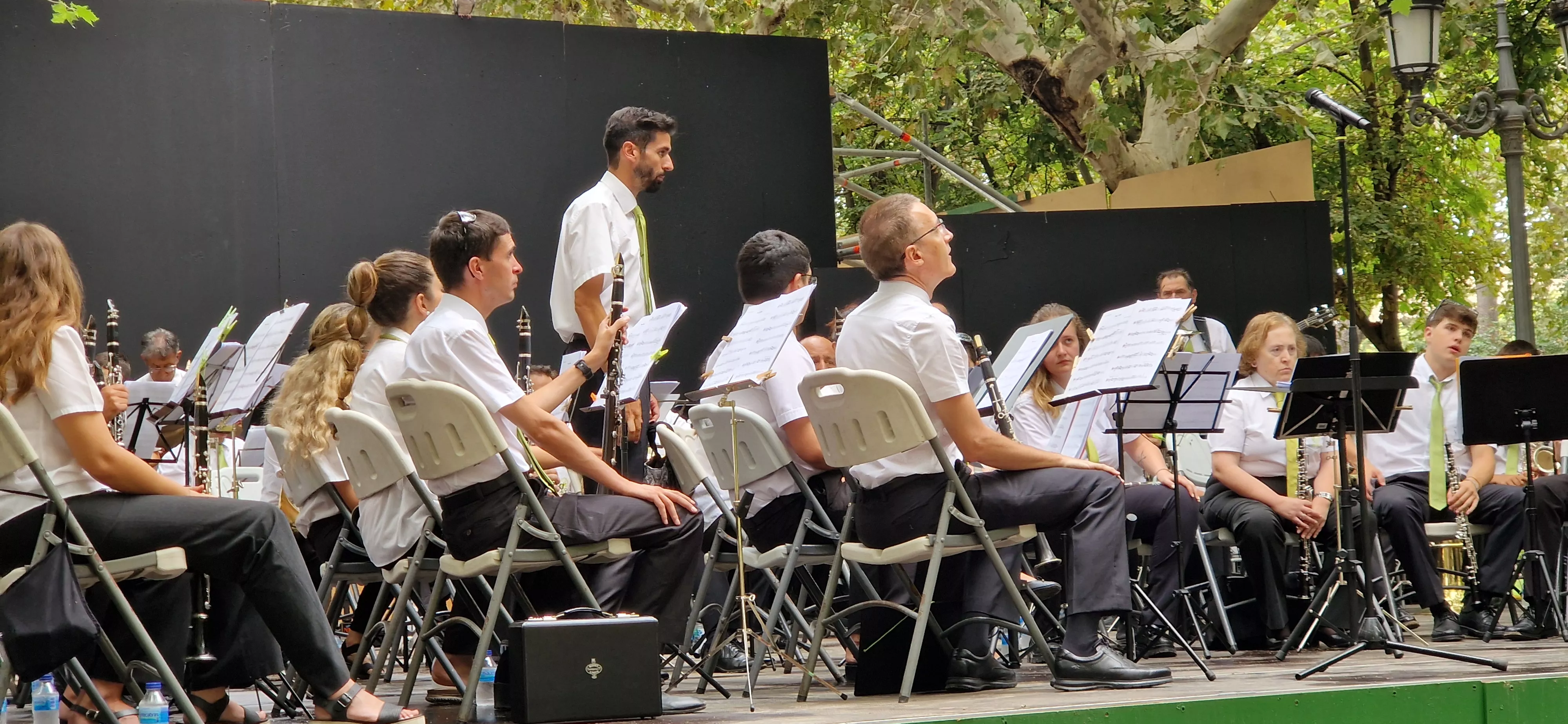 Concierto de la Banda de Huesca el 13 de agosto. Foto Myriam Martínez 