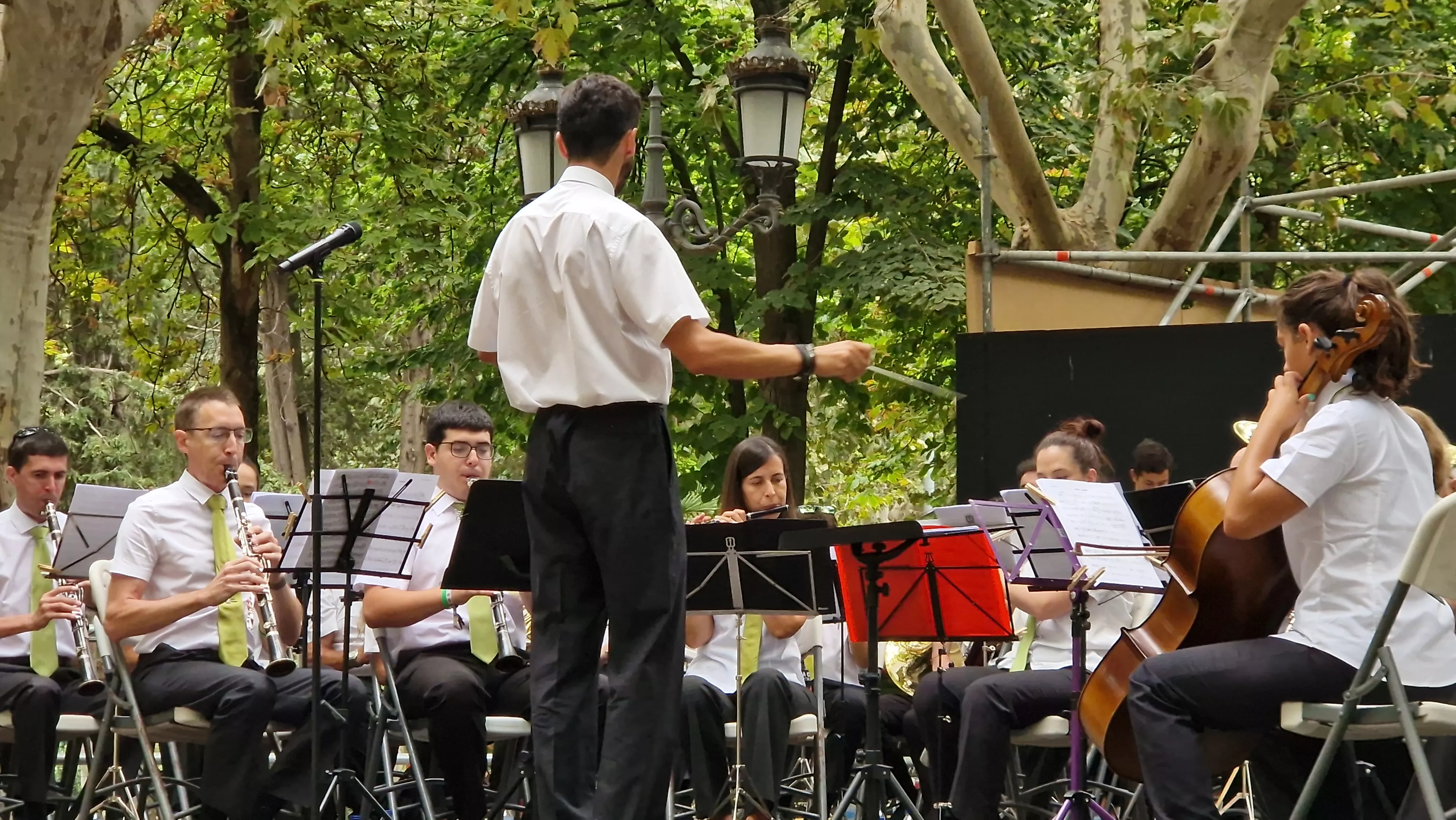 Concierto de la Banda de Huesca el 13 de agosto. Foto Myriam Martínez 