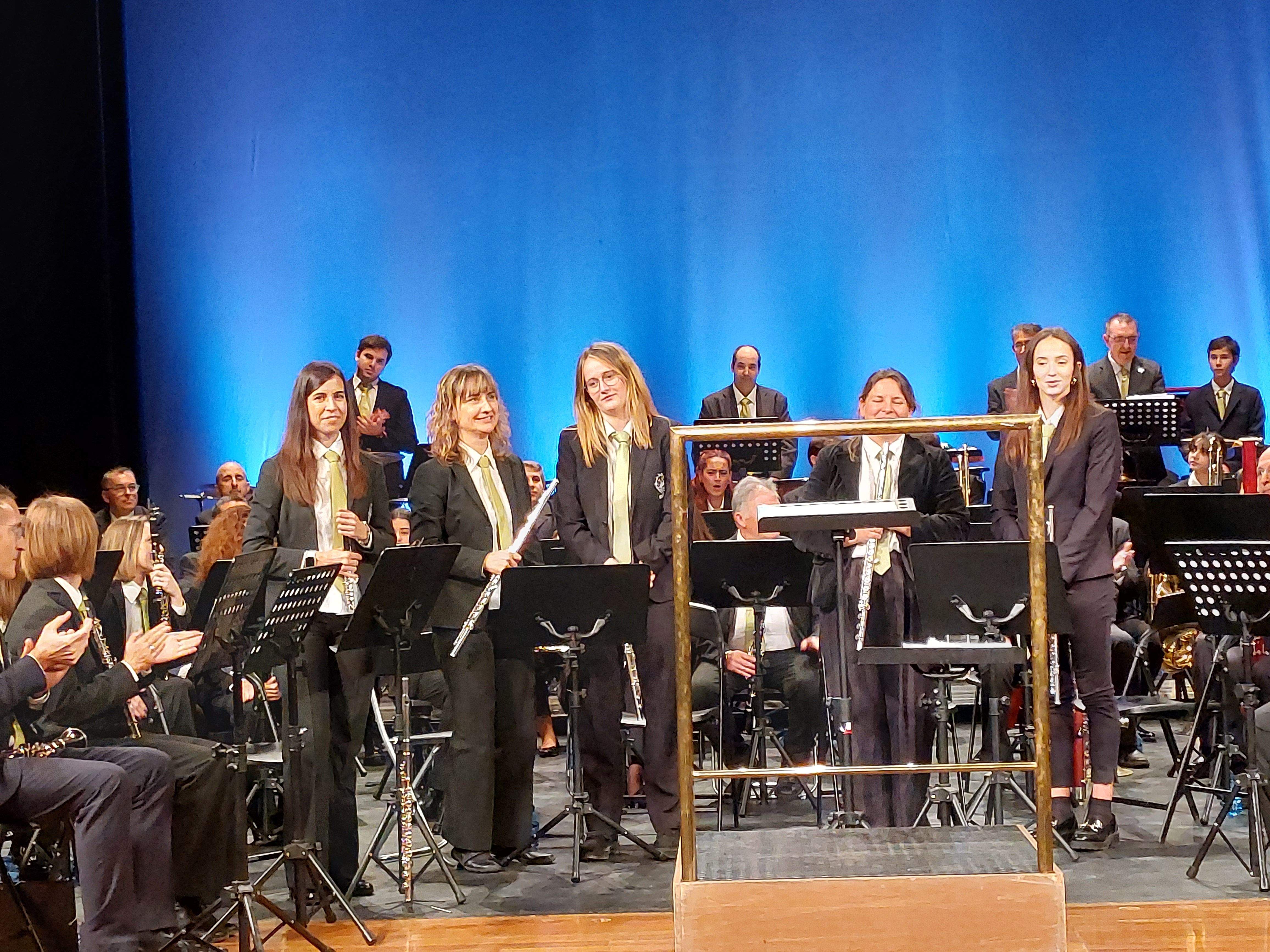 Concierto de la Banda de Música de Huesca en el Teatro Olimpia