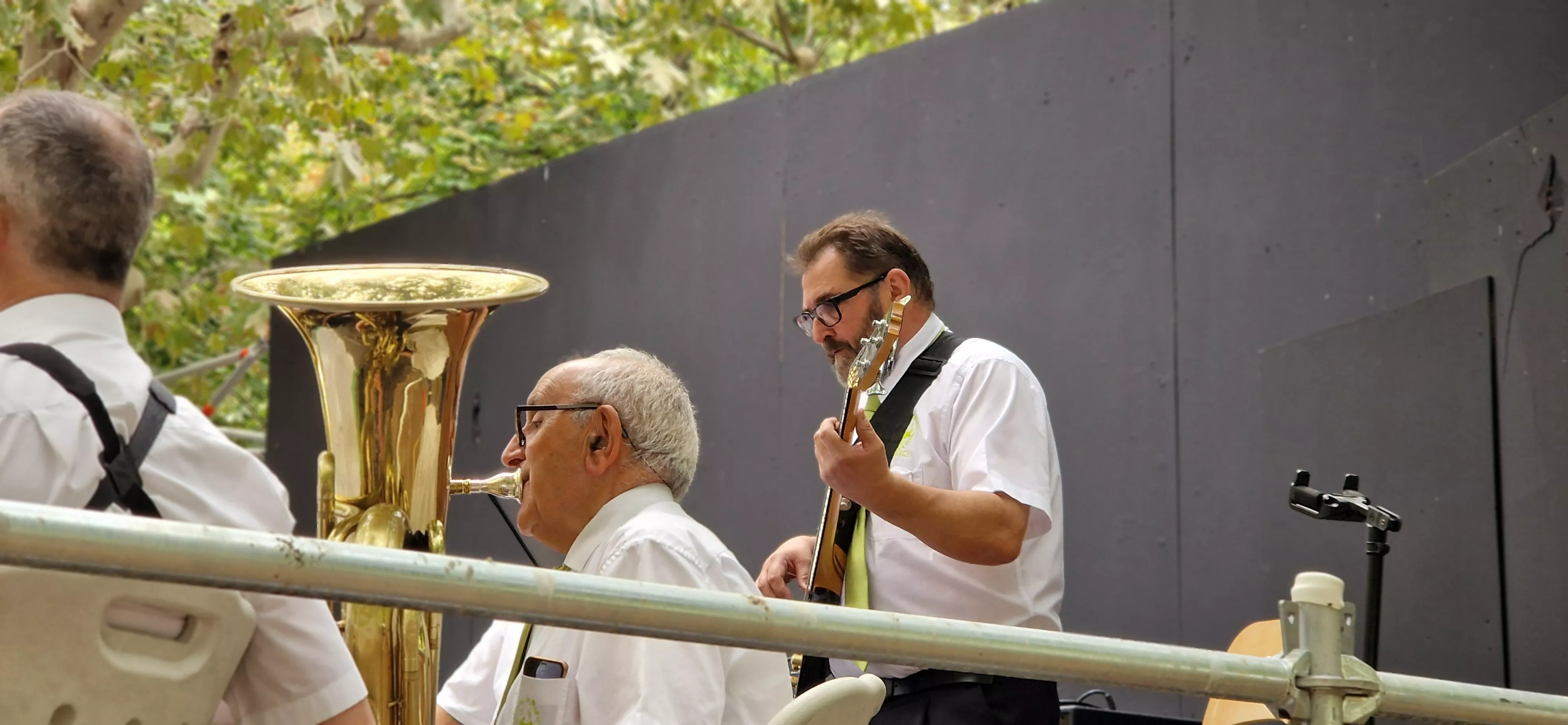 Concierto de la Banda de Huesca el 13 de agosto. Foto Myriam Martínez 