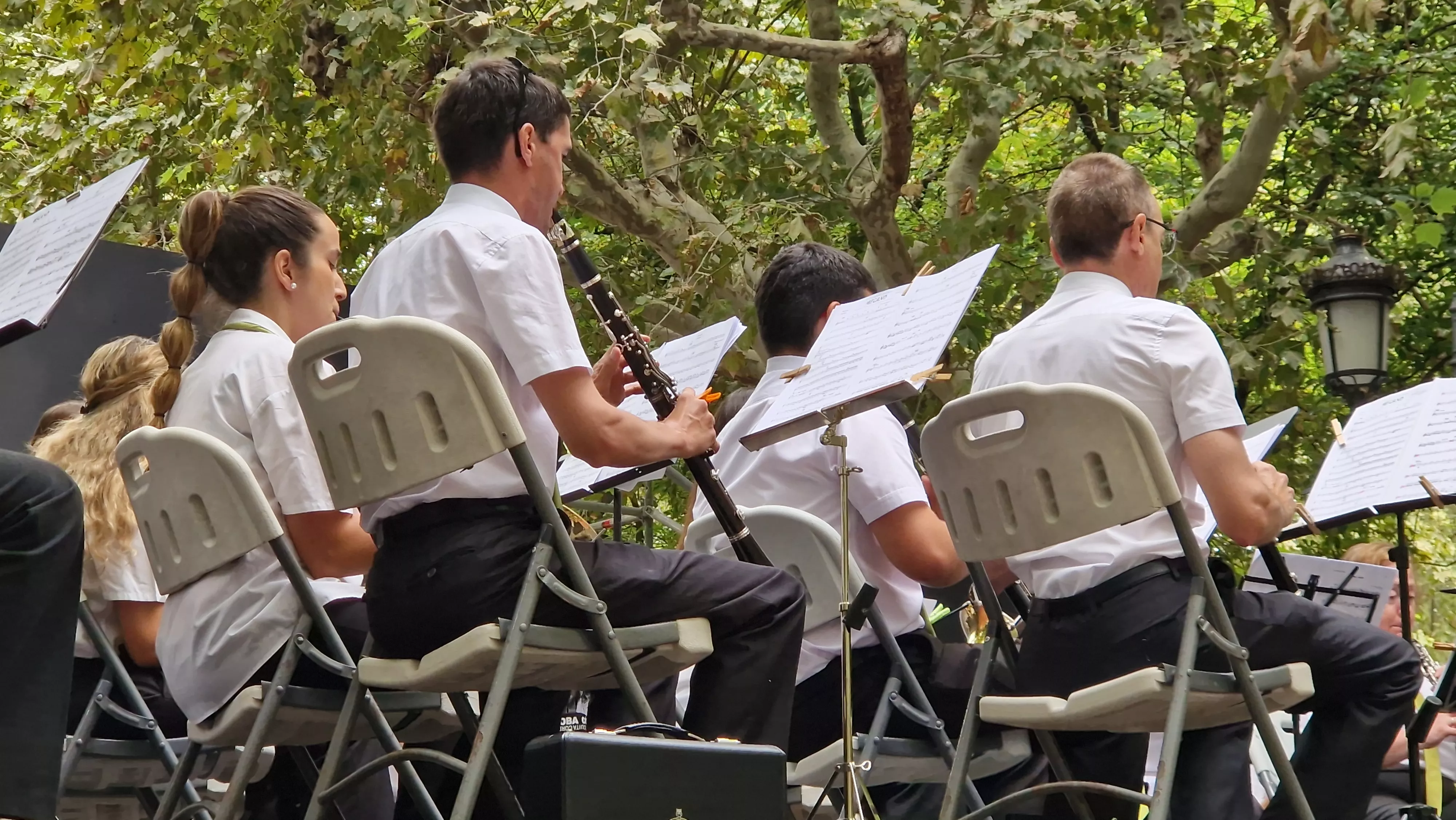 Concierto de la Banda de Huesca el 13 de agosto. Foto Myriam Martínez 
