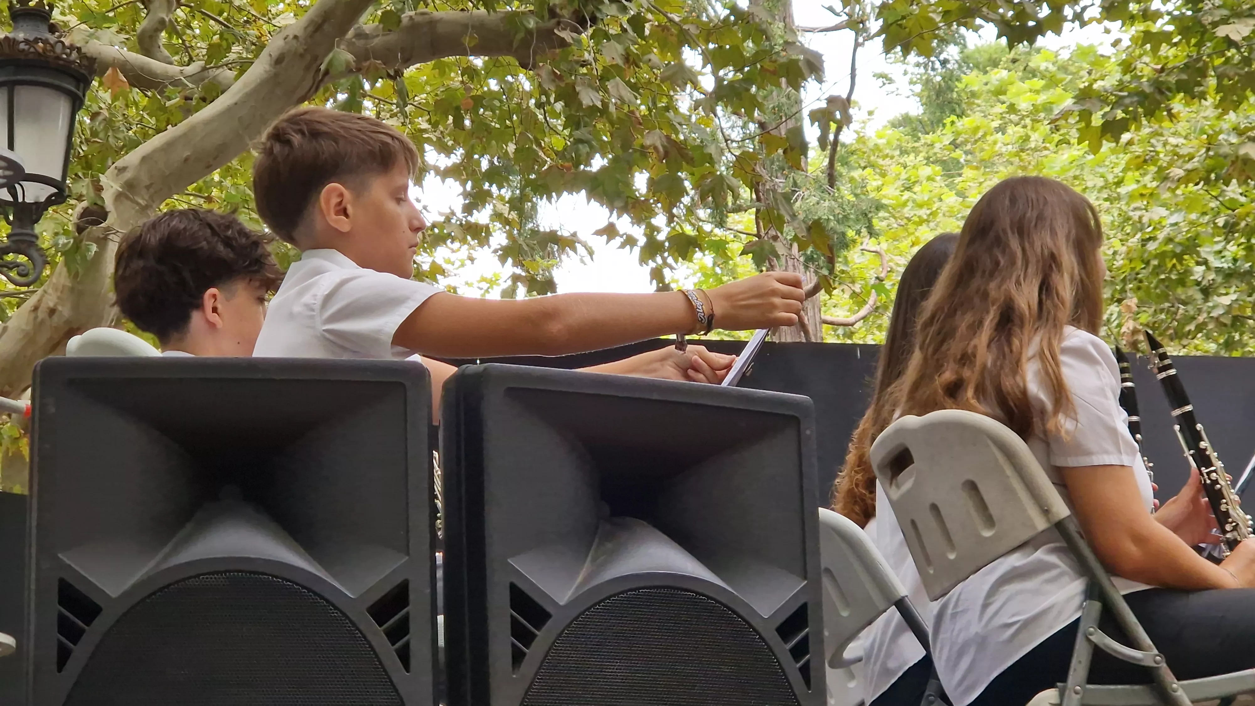 Concierto de la Banda de Huesca el 13 de agosto. Foto Myriam Martínez 