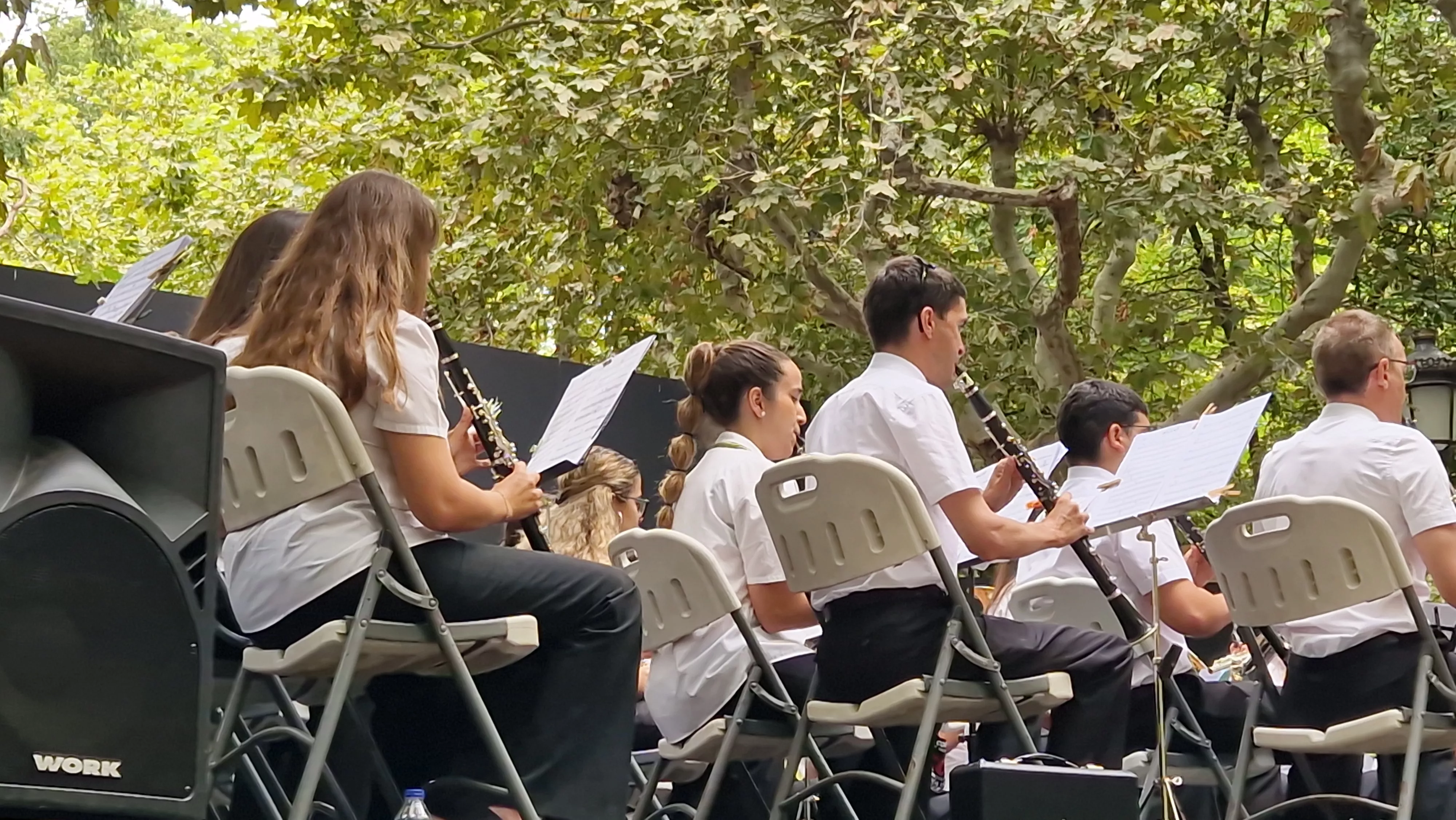 Concierto de la Banda de Huesca el 13 de agosto. Foto Myriam Martínez 