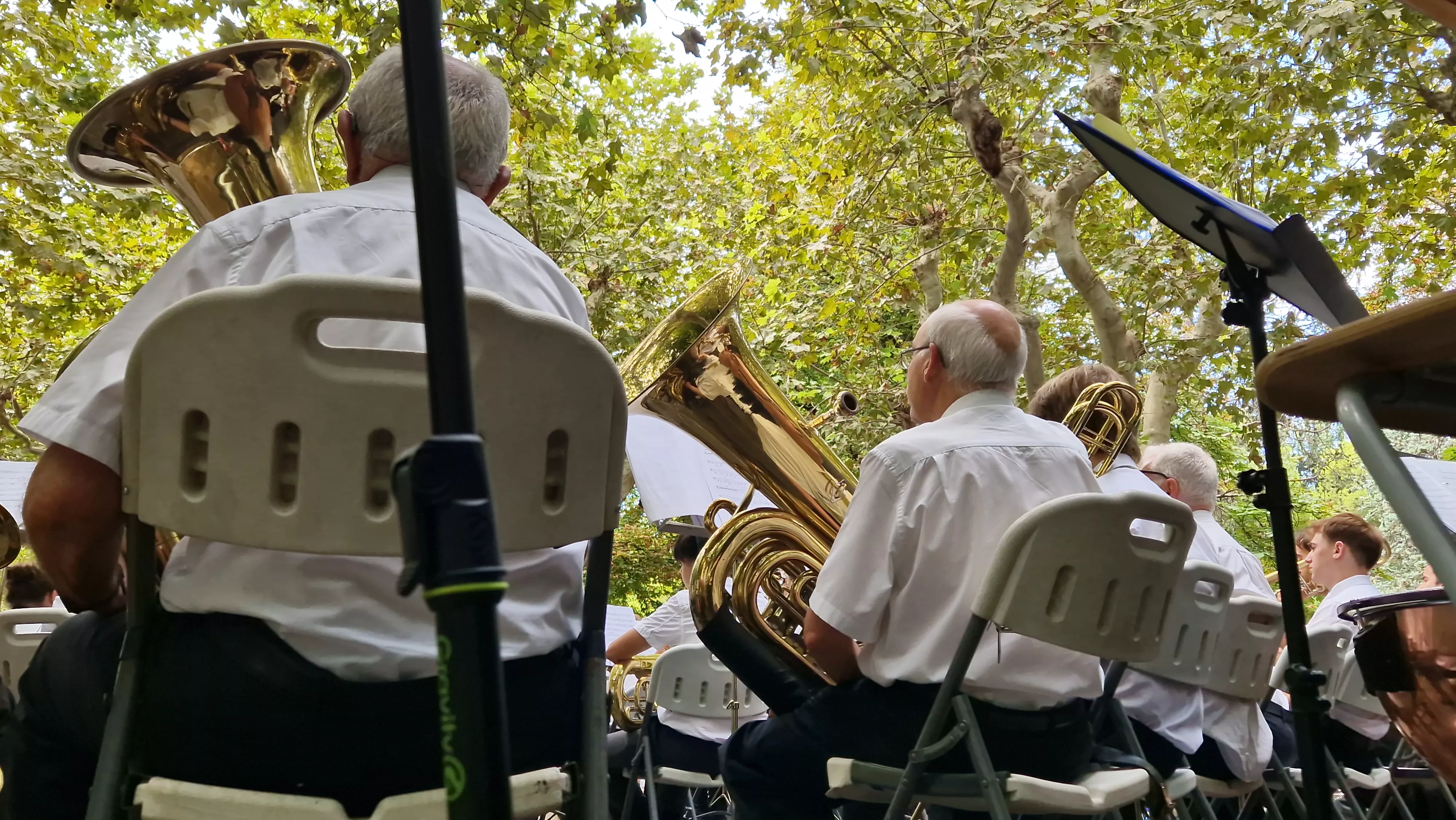 Concierto de la Banda de Huesca el 13 de agosto. Foto Myriam Martínez 