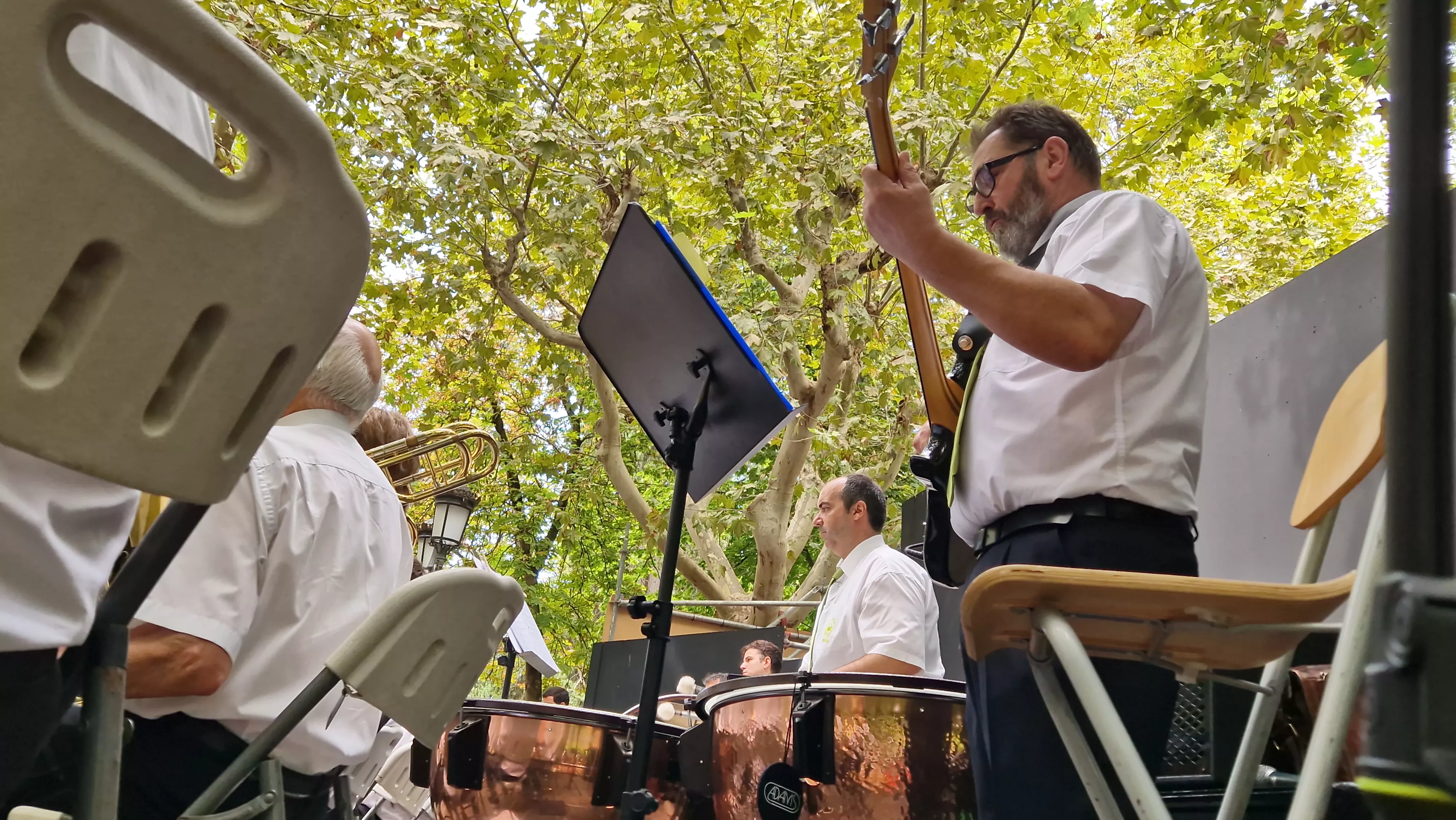 Concierto de la Banda de Huesca el 13 de agosto. Foto Myriam Martínez 