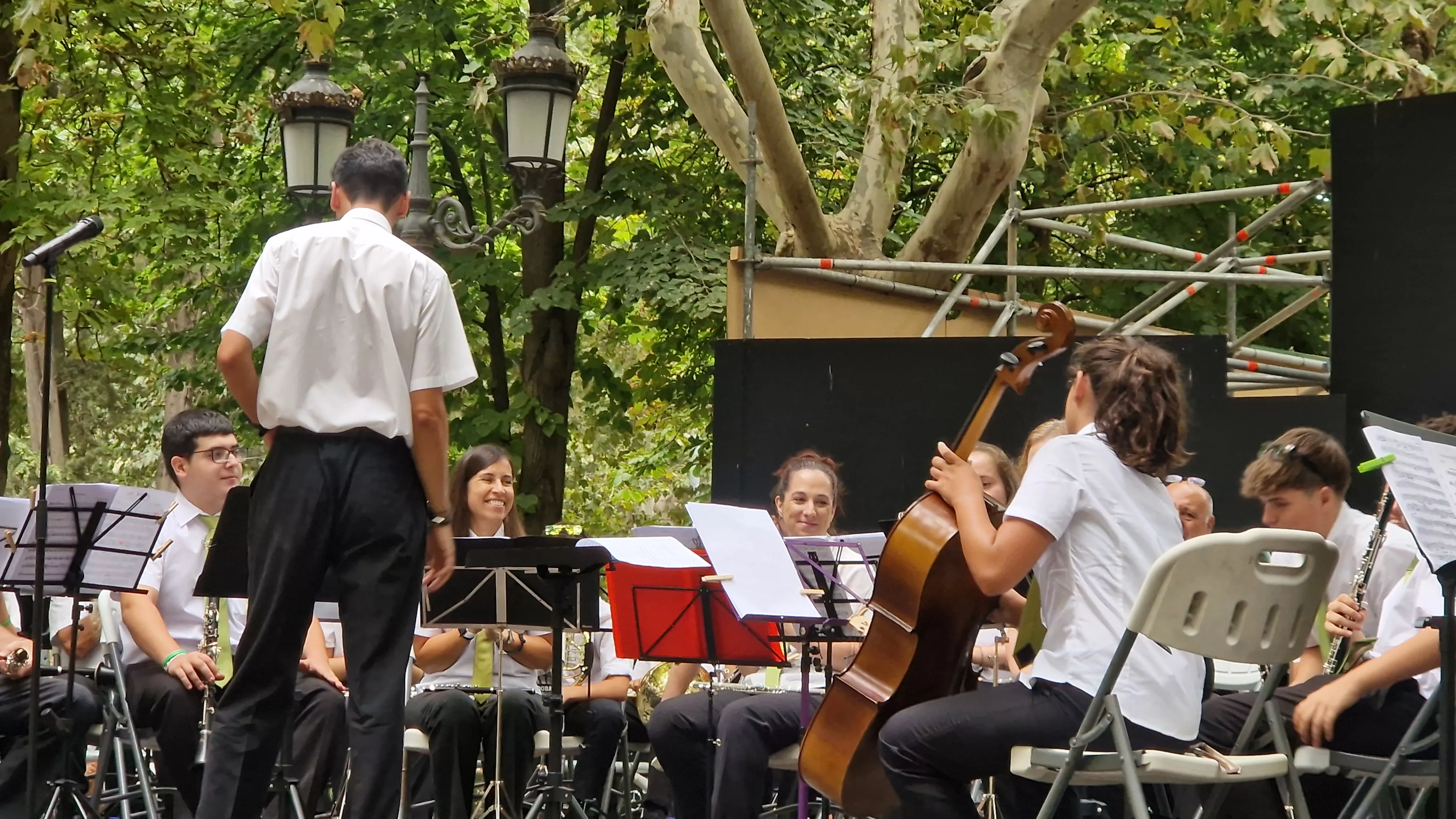 Concierto de la Banda de Huesca el 13 de agosto. Foto Myriam Martínez 