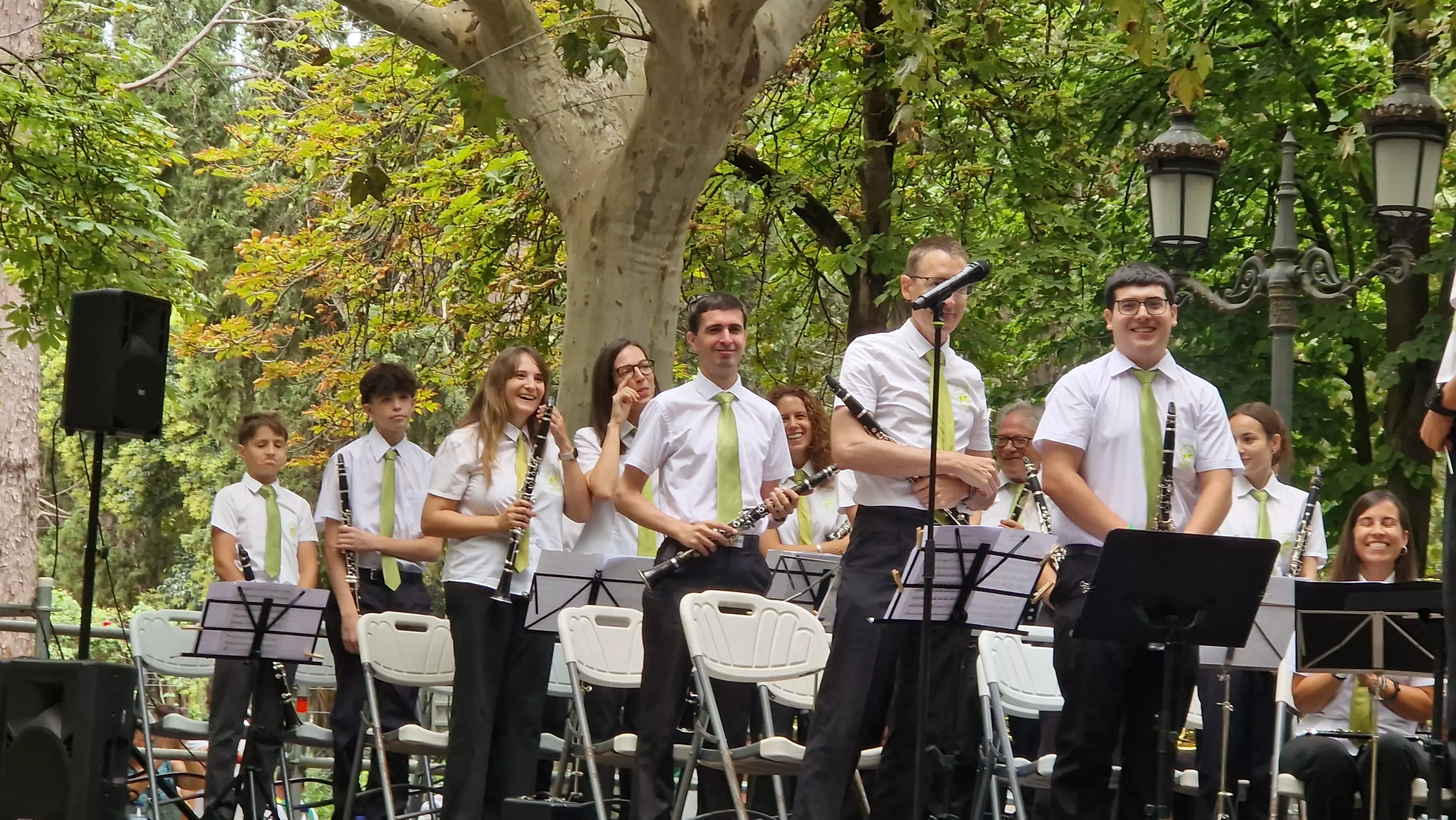 Concierto de la Banda de Huesca el 13 de agosto. Foto Myriam Martínez 