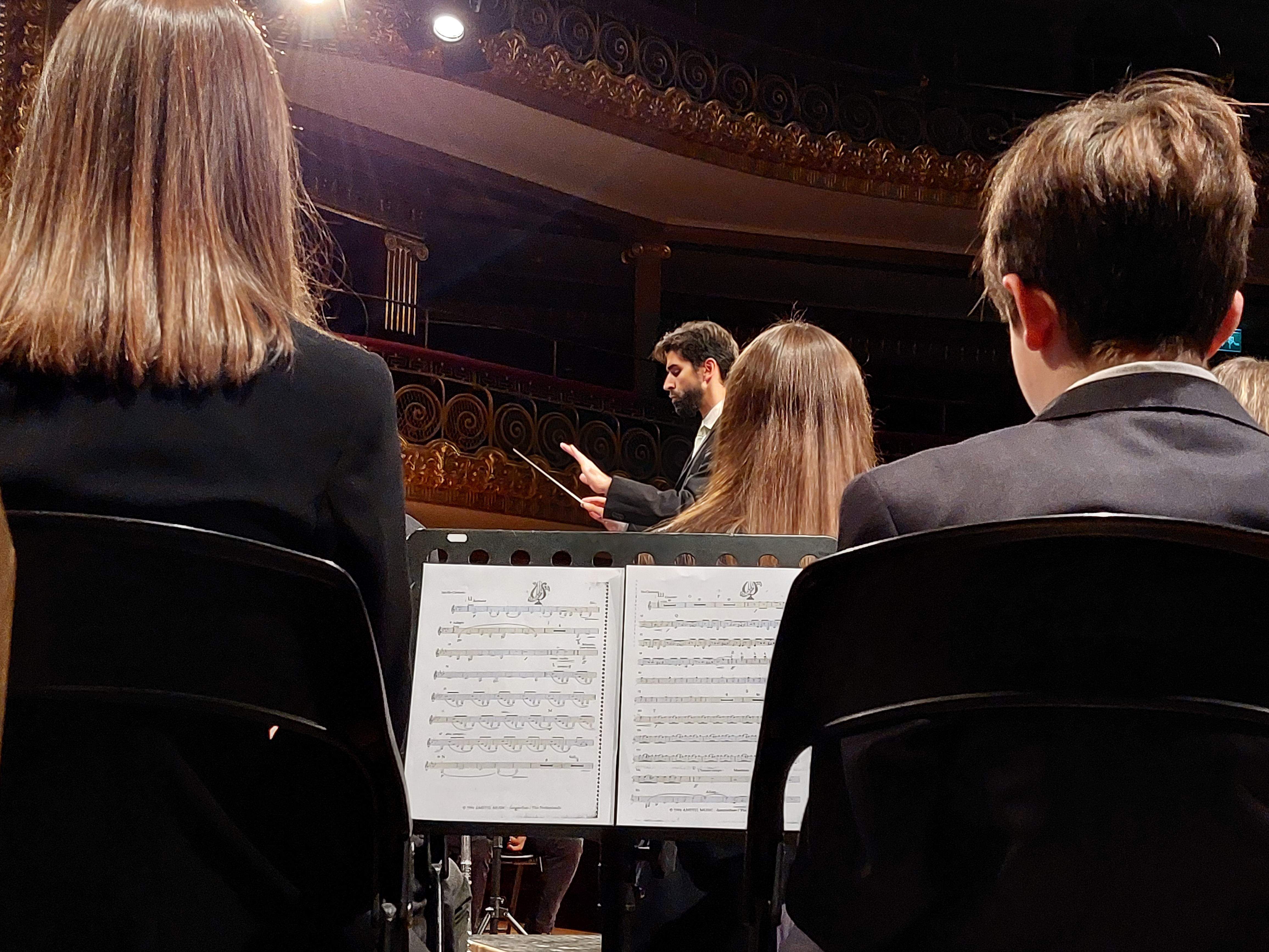 Concierto de la Banda de Música de Huesca en el Teatro Olimpia