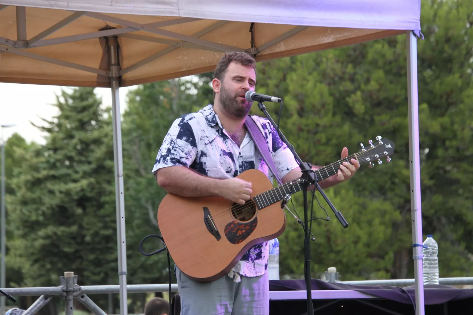 Concierto de Francho Sarrablo con la Peña Reberde. Foto Carlos Neofato 