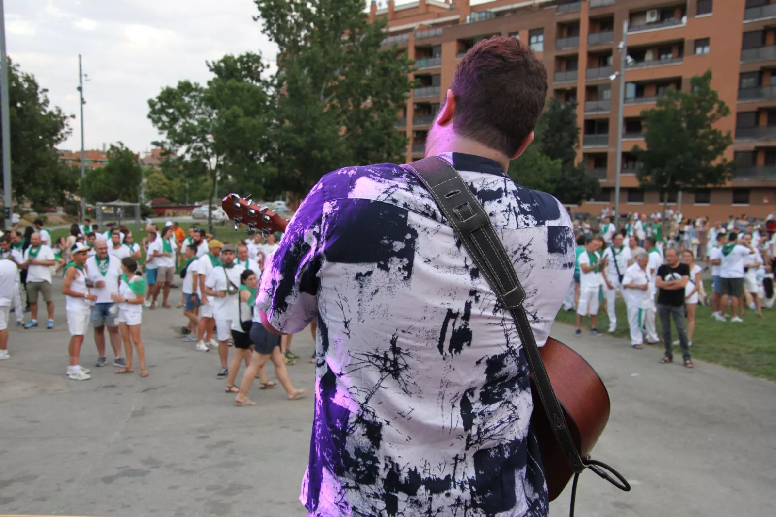 Concierto de Francho Sarrablo con la Peña Reberde. Foto Carlos Neofato