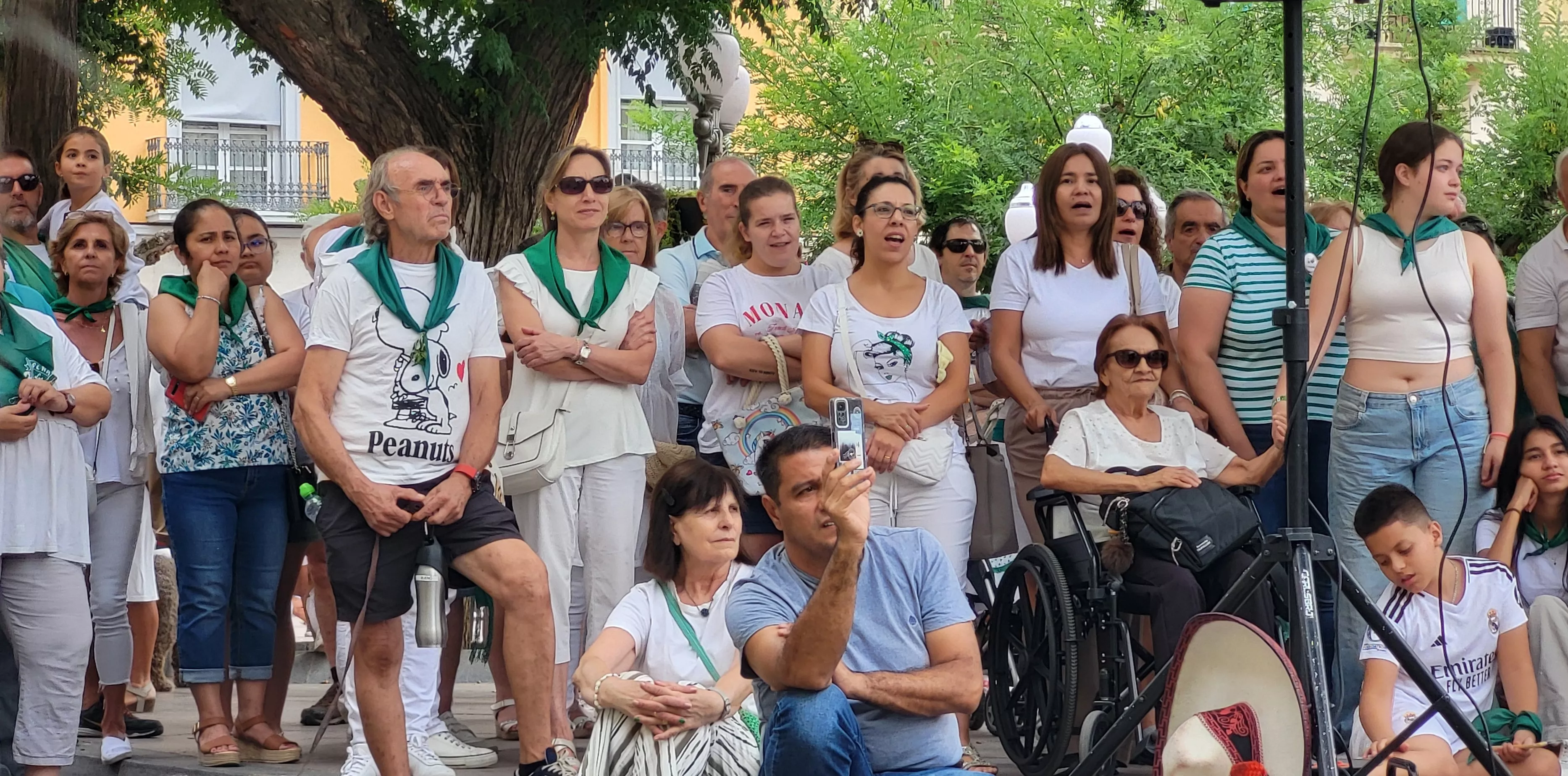 Actuación de Mariachi Acapulco en las Mañanas Peñistas de San Lorenzo. Foto Mercedes Manterola