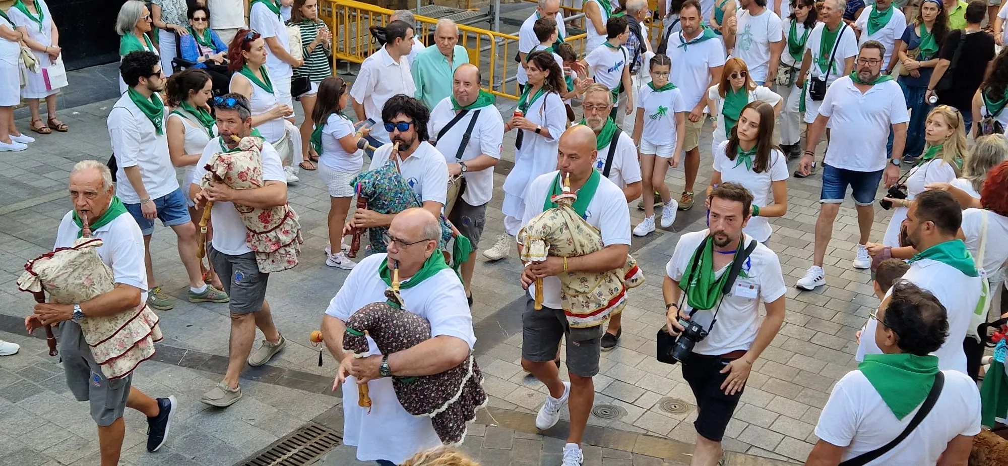 Trobada de Gaiteros de Aragón y de Gaiters de Tierra Plana. Foto Myriam Martínez