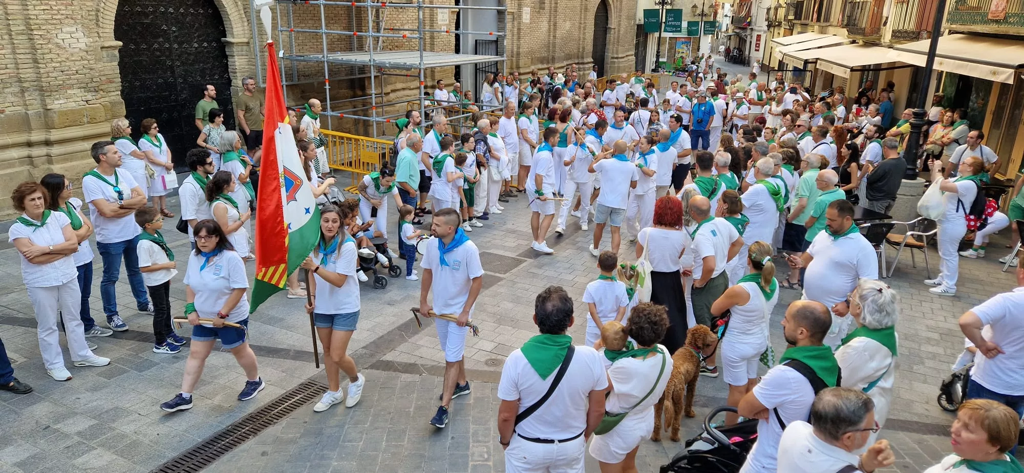 Trobada de Gaiteros de Aragón y de Gaiters de Tierra Plana. Foto Myriam Martínez