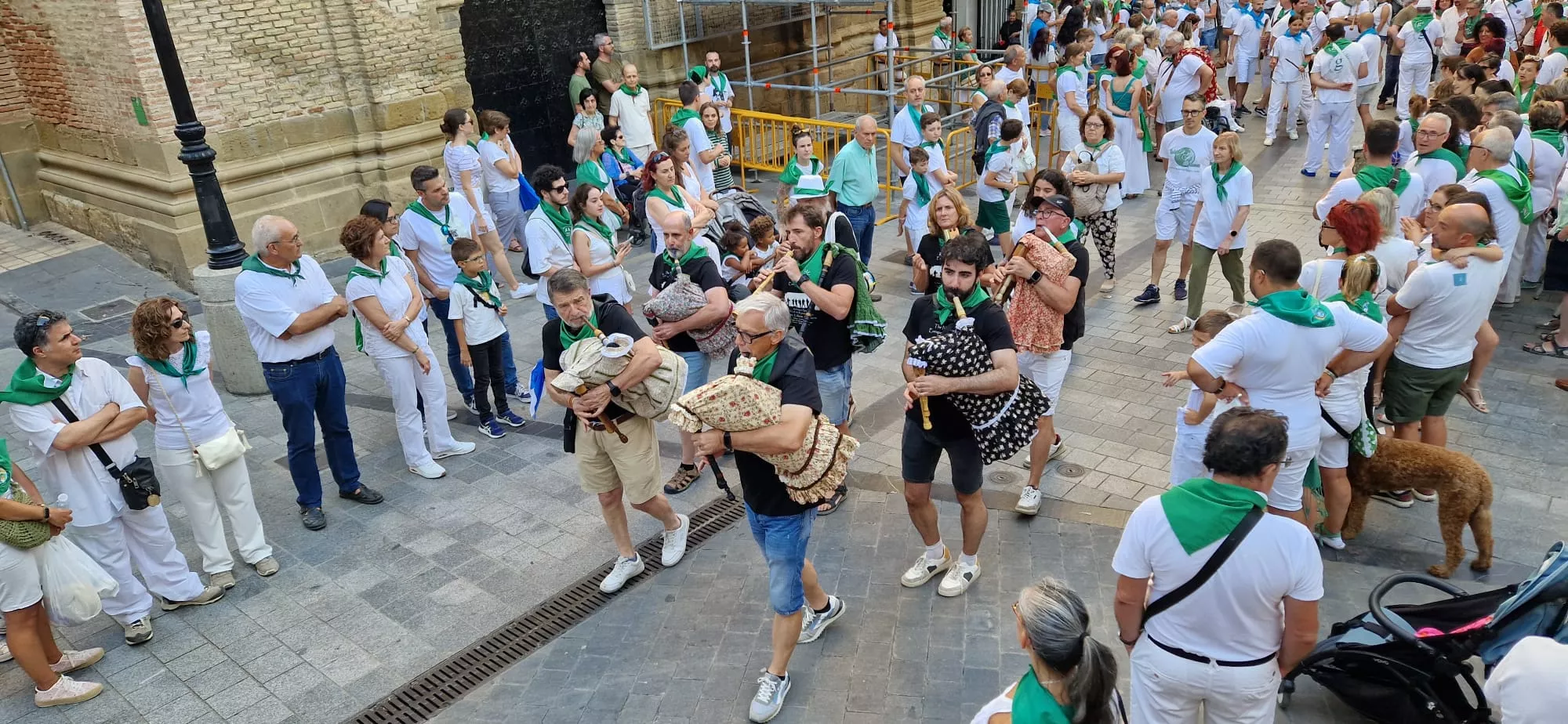 Trobada de Gaiteros de Aragón y de Gaiters de Tierra Plana. Foto Myriam Martínez