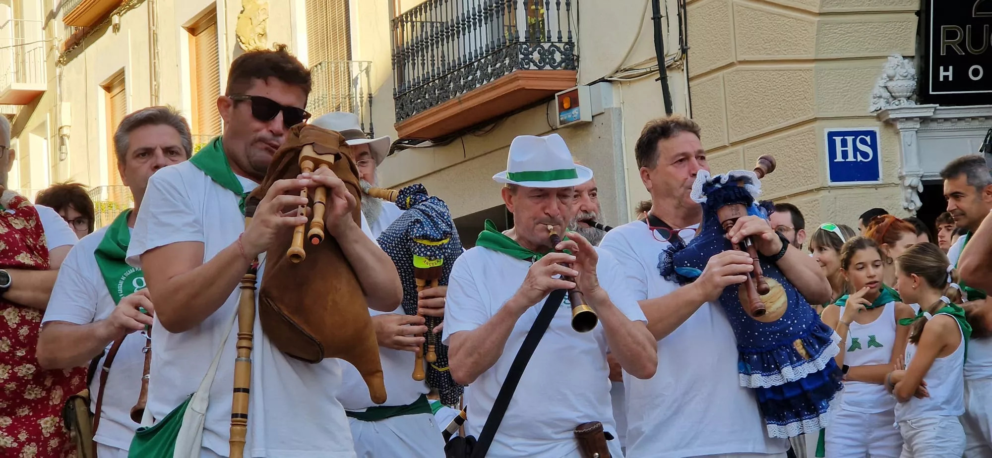 Trobada de Gaiteros de Aragón y de Gaiters de Tierra Plana. Foto Myriam Martínez