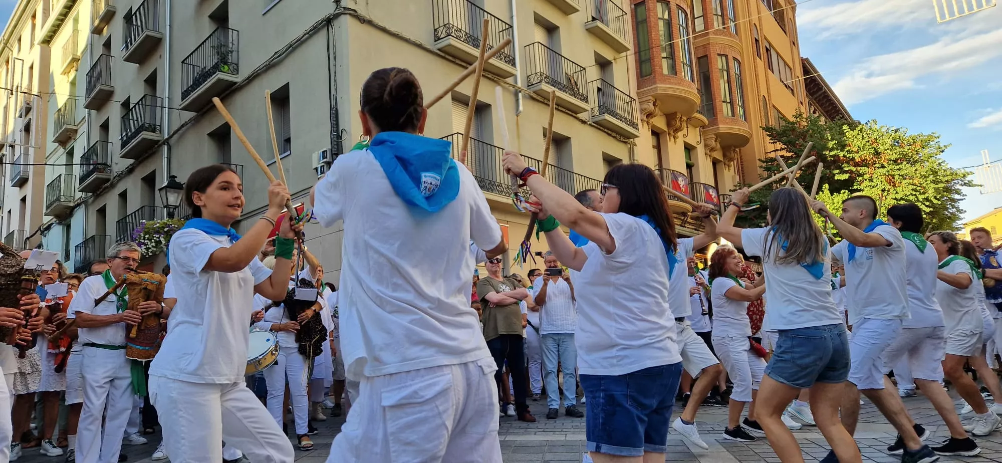 Trobada de Gaiteros de Aragón y de Gaiters de Tierra Plana. Foto Myriam Martínez