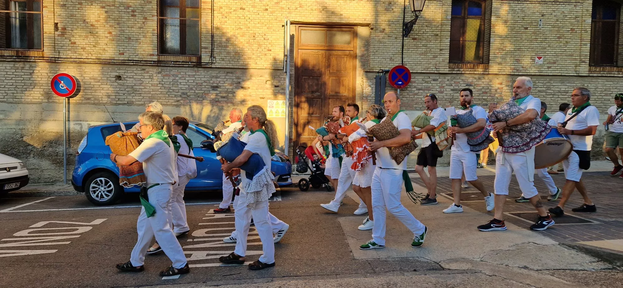 Trobada de Gaiteros de Aragón y de Gaiters de Tierra Plana. Foto Myriam Martínez