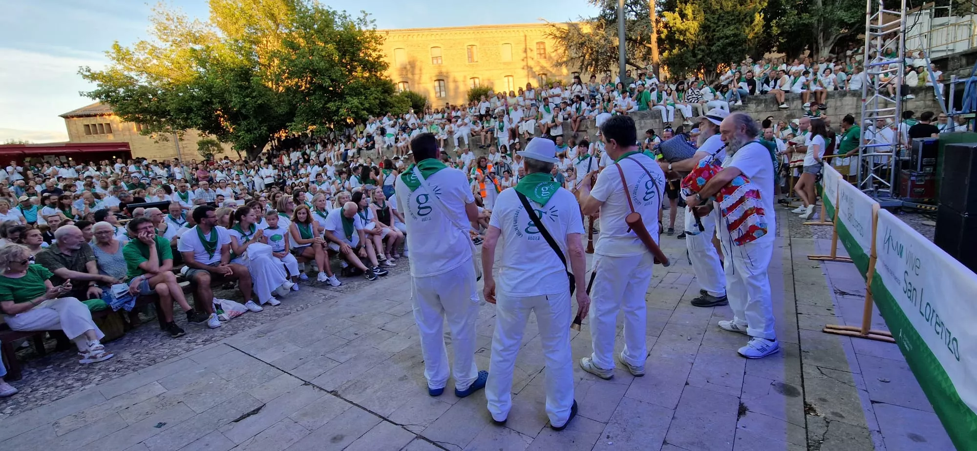Trobada de Gaiteros de Aragón y de Gaiters de Tierra Plana. Foto Myriam Martínez