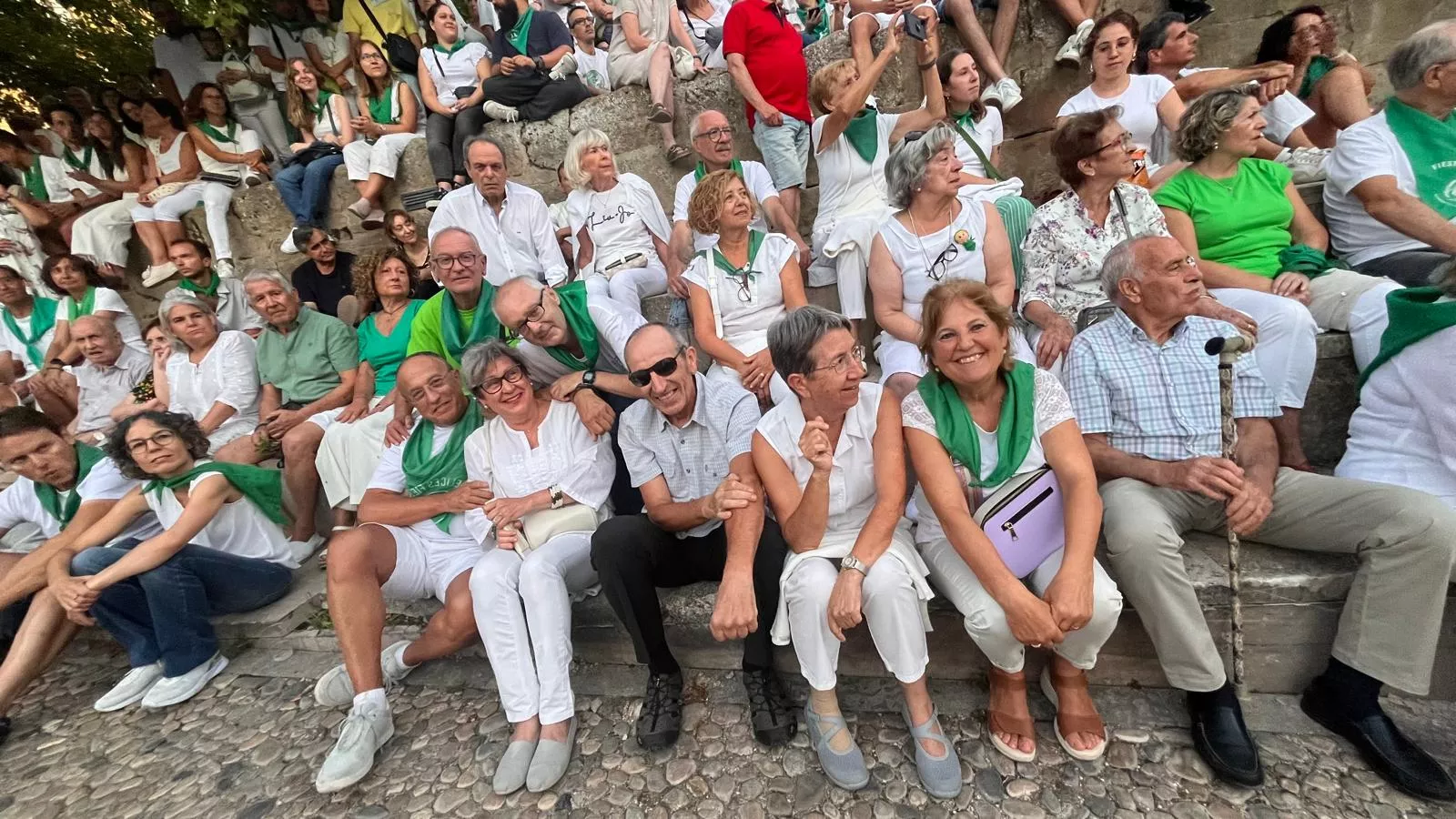 La Ronda de Boltaña en la plaza General Alsina. Foto: Mercedes Manterola