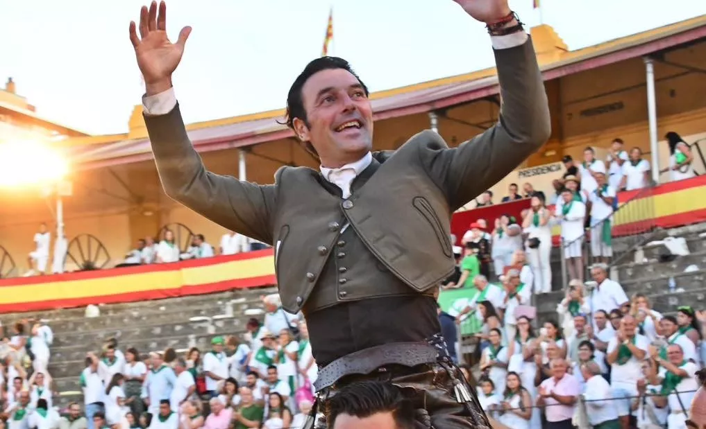 Última tarde de toros en Huesca. Andy Cartagena, pletórico, abre la puerta grande en el cierre de Feria. Foto: Tauroemoción