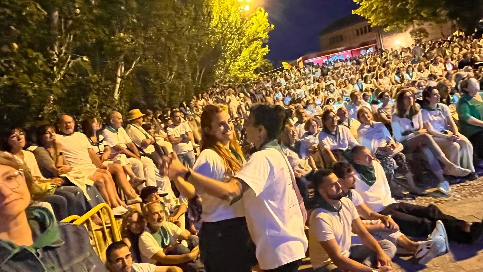 La Ronda de Boltaña en la plaza General Alsina. Foto: Mercedes Manterola