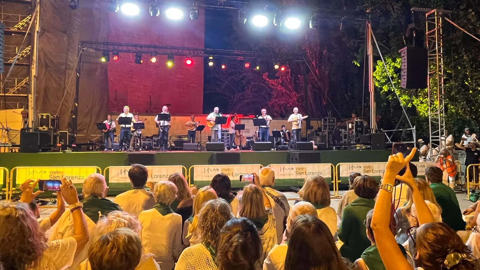 La Ronda de Boltaña en la plaza General Alsina. Foto: Mercedes Manterola